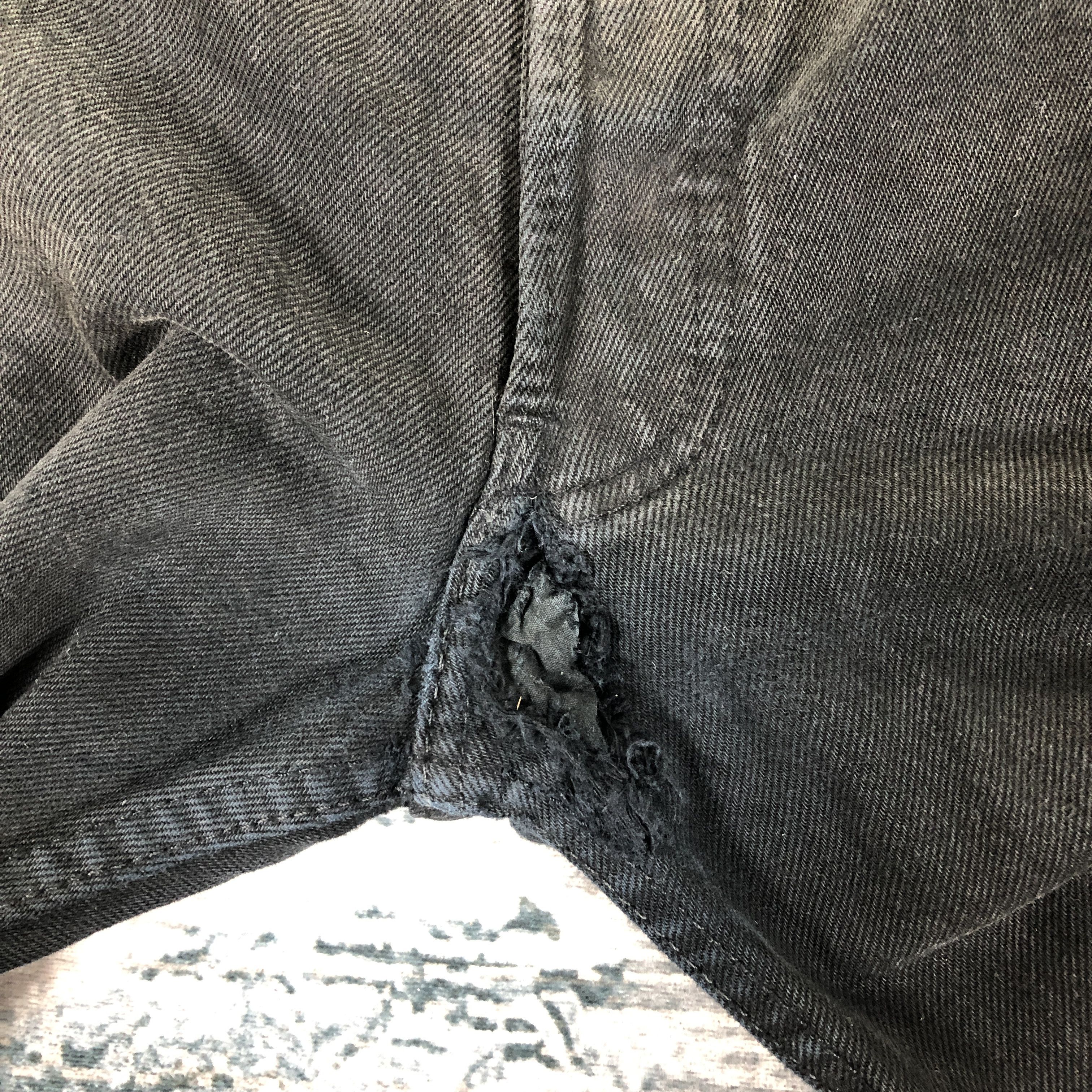 Levi's × Vintage Vintage Levis 501 Jeans Black Denim Size US 30 / EU 46 - 6 Thumbnail