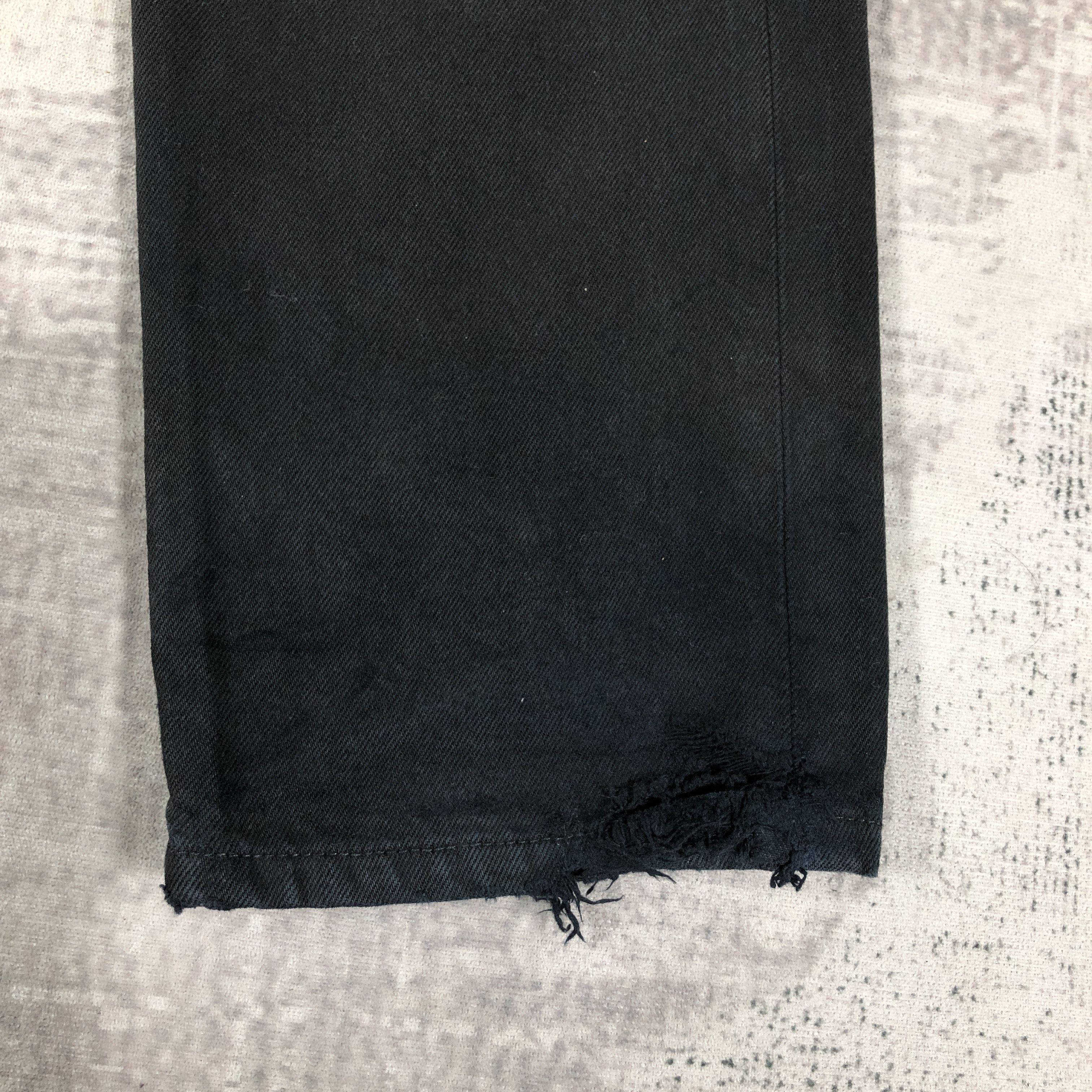 Levi's × Vintage Vintage Levis 501 Jeans Black Denim Size US 30 / EU 46 - 9 Thumbnail