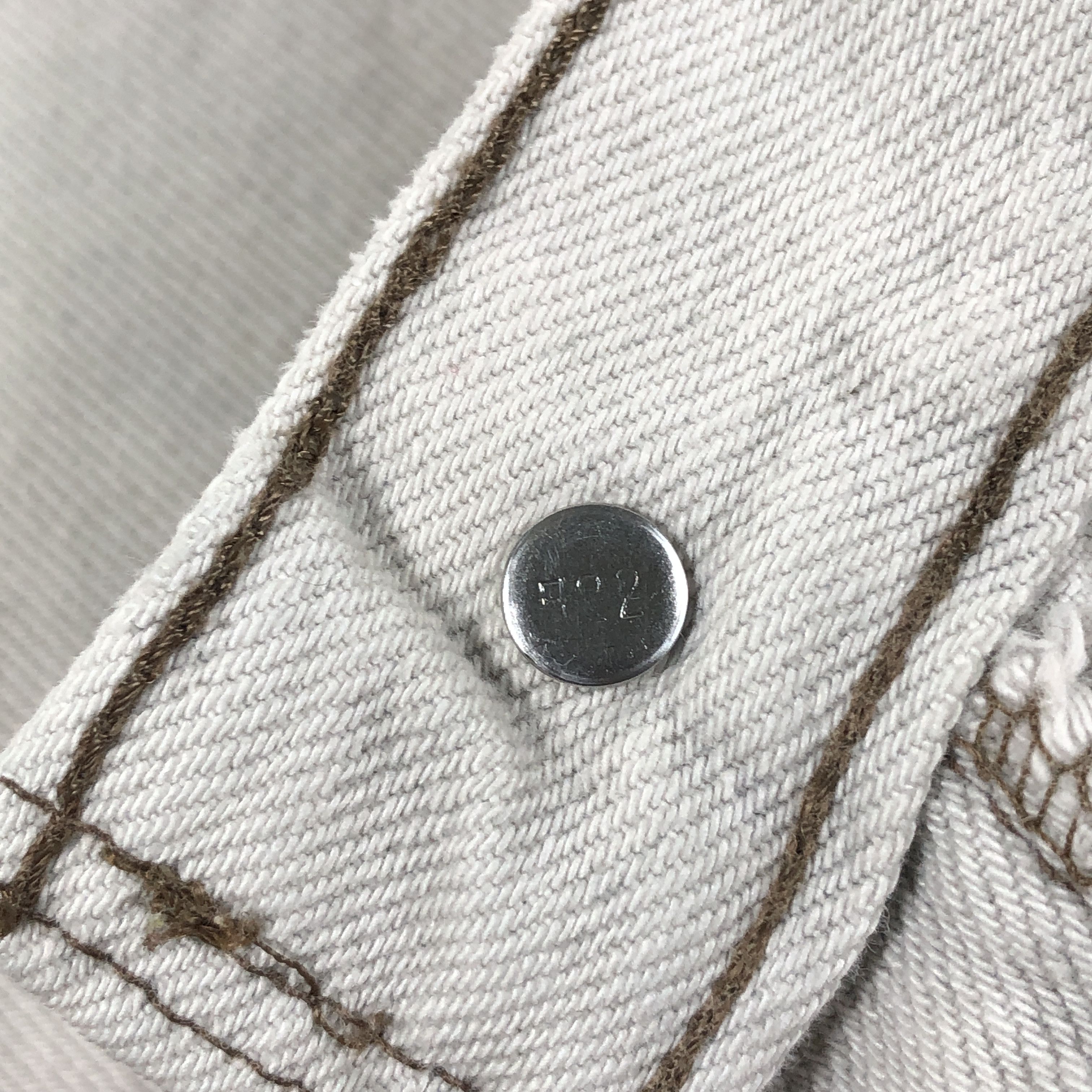 Levi's × Vintage Vintage Levis 501 White Dirty Wash Size US 32 / EU 48 - 12 Thumbnail