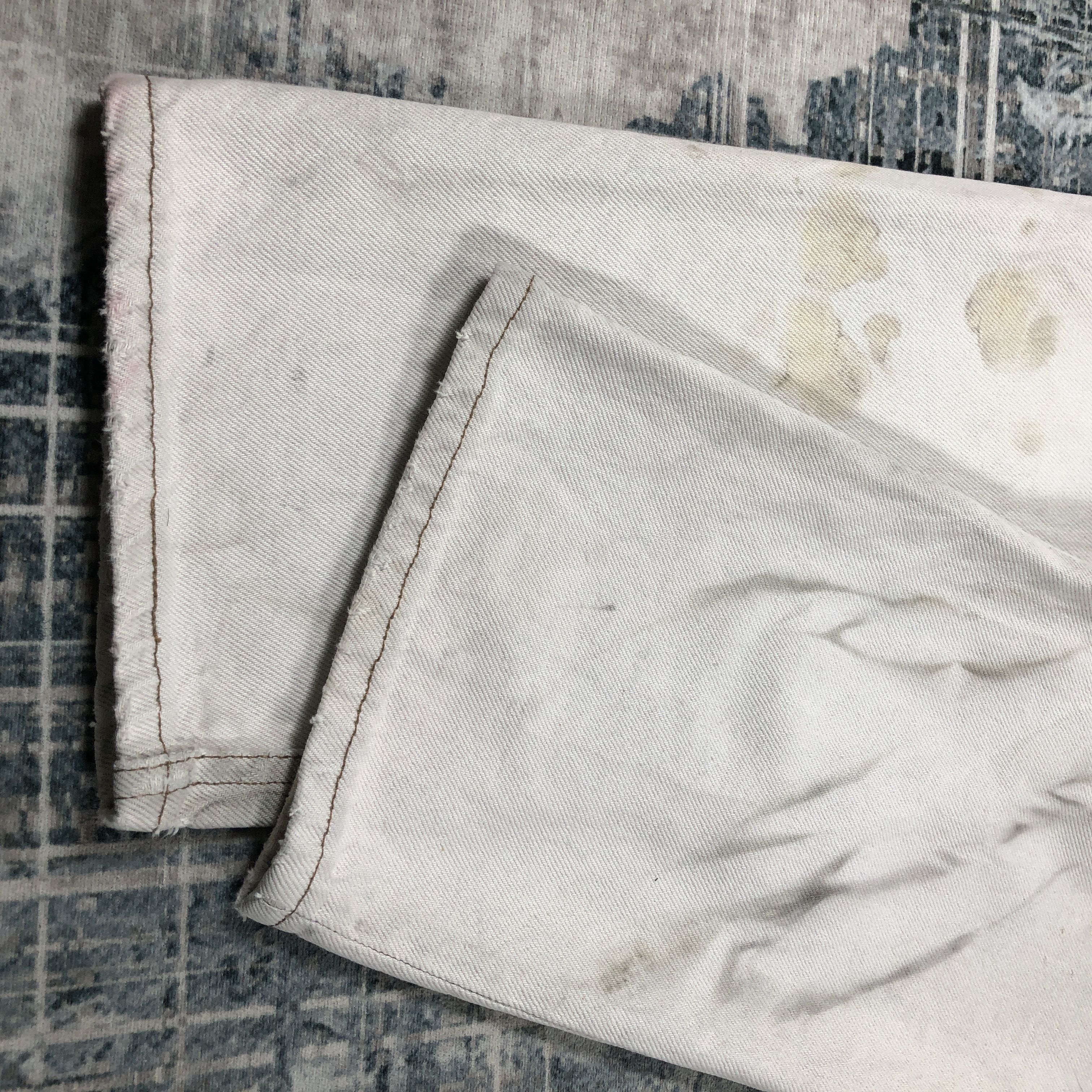Levi's × Vintage Vintage Levis 501 White Dirty Wash Size US 32 / EU 48 - 11 Thumbnail