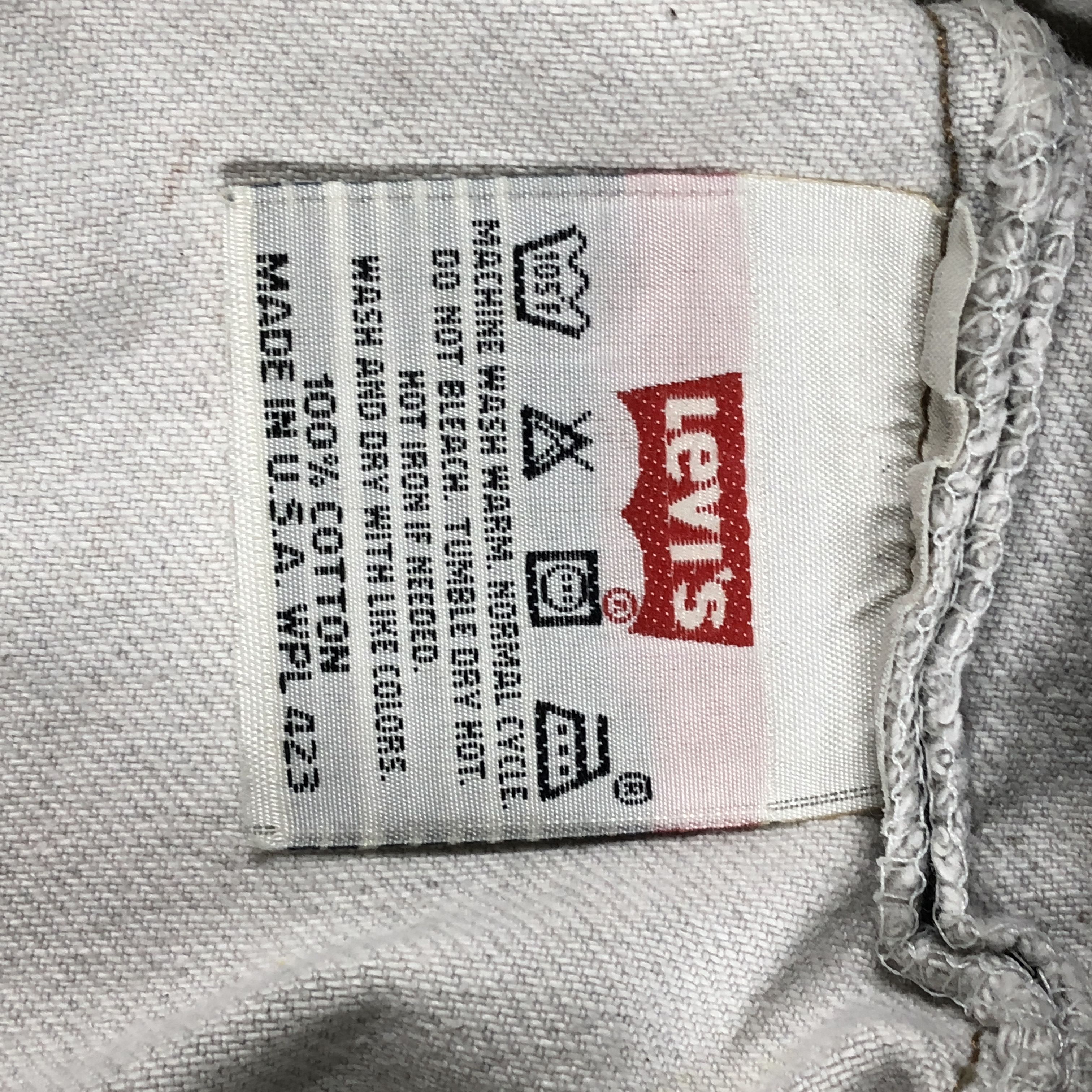 Levi's × Vintage Vintage Levis 501 White Dirty Wash Size US 32 / EU 48 - 14 Thumbnail