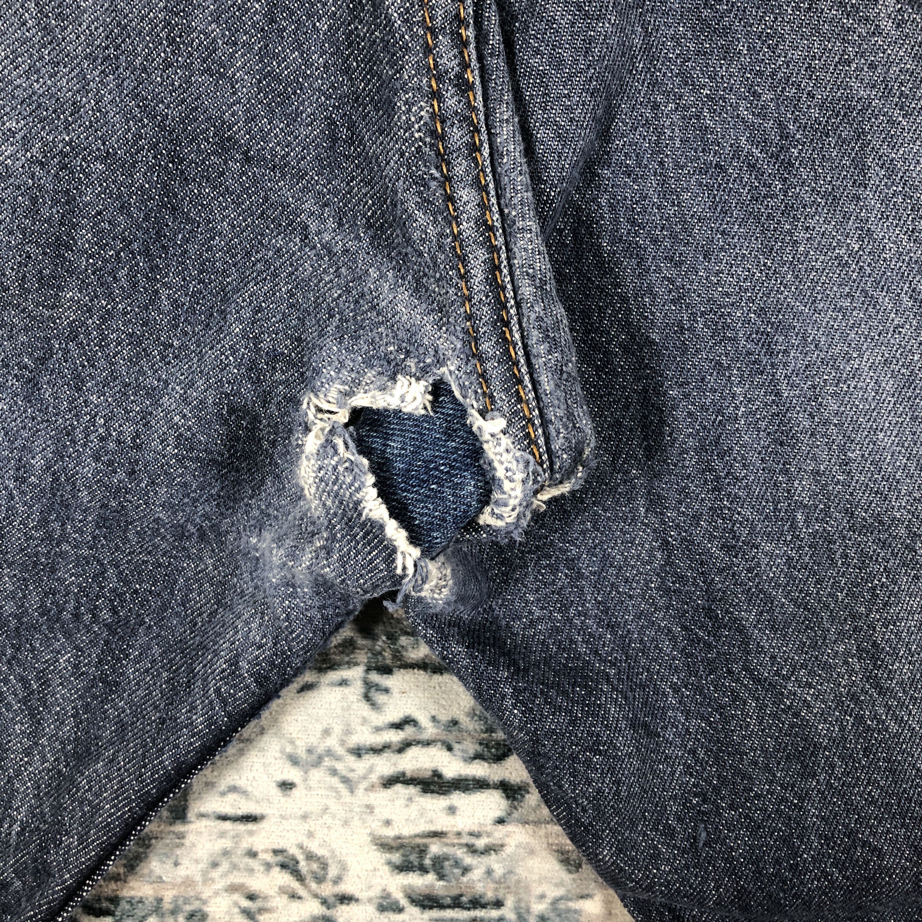 Levi's × Vintage Vintage Levis 501 Jeans Rusty Wash Denim Size US 34 / EU 50 - 9 Thumbnail