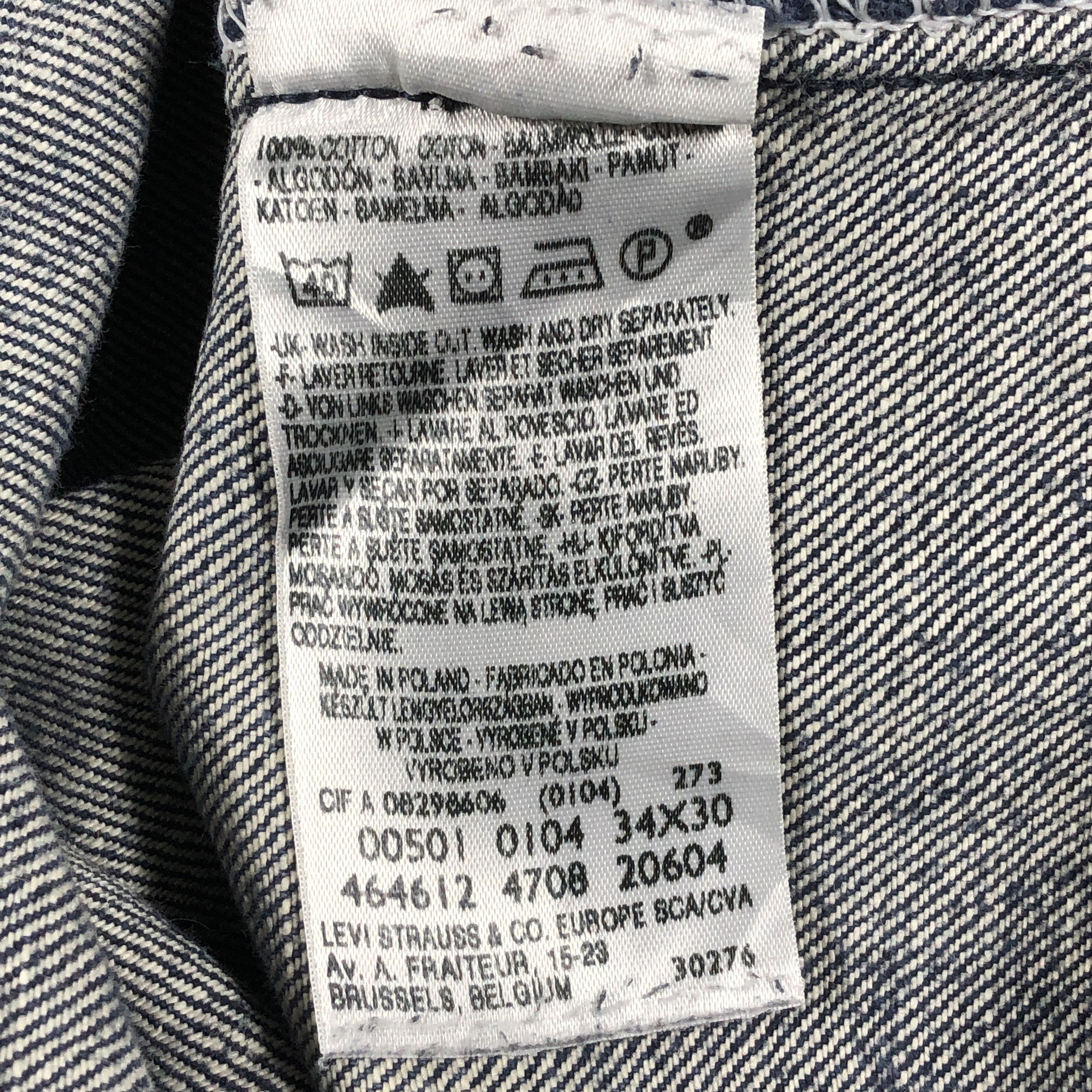 Levi's × Vintage Vintage Levis 501 Jeans Rusty Wash Denim Size US 34 / EU 50 - 15 Thumbnail
