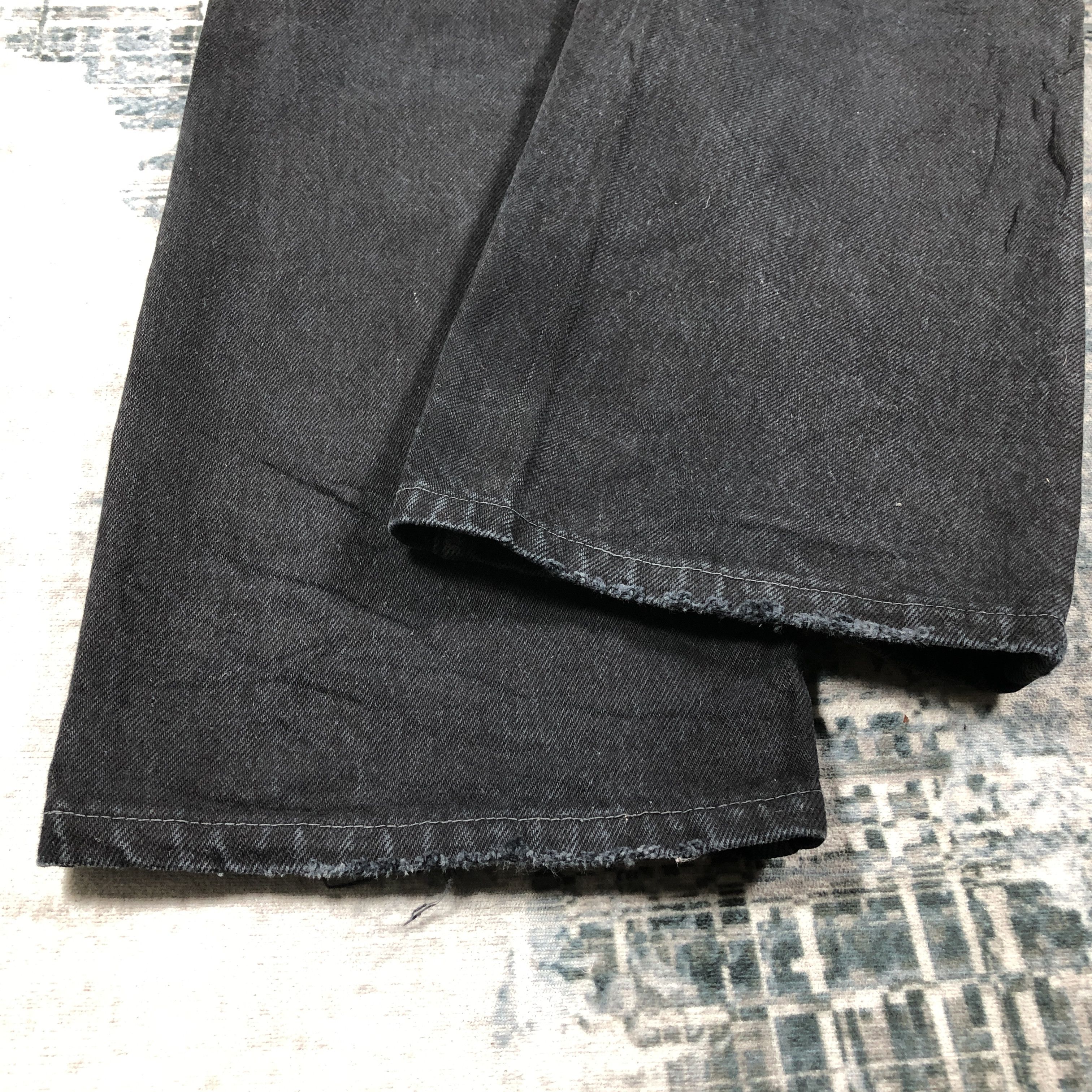 Levi's × Vintage Vintage Levis 501 Jeans Black Denim Pants Size US 30 / EU 46 - 8 Thumbnail