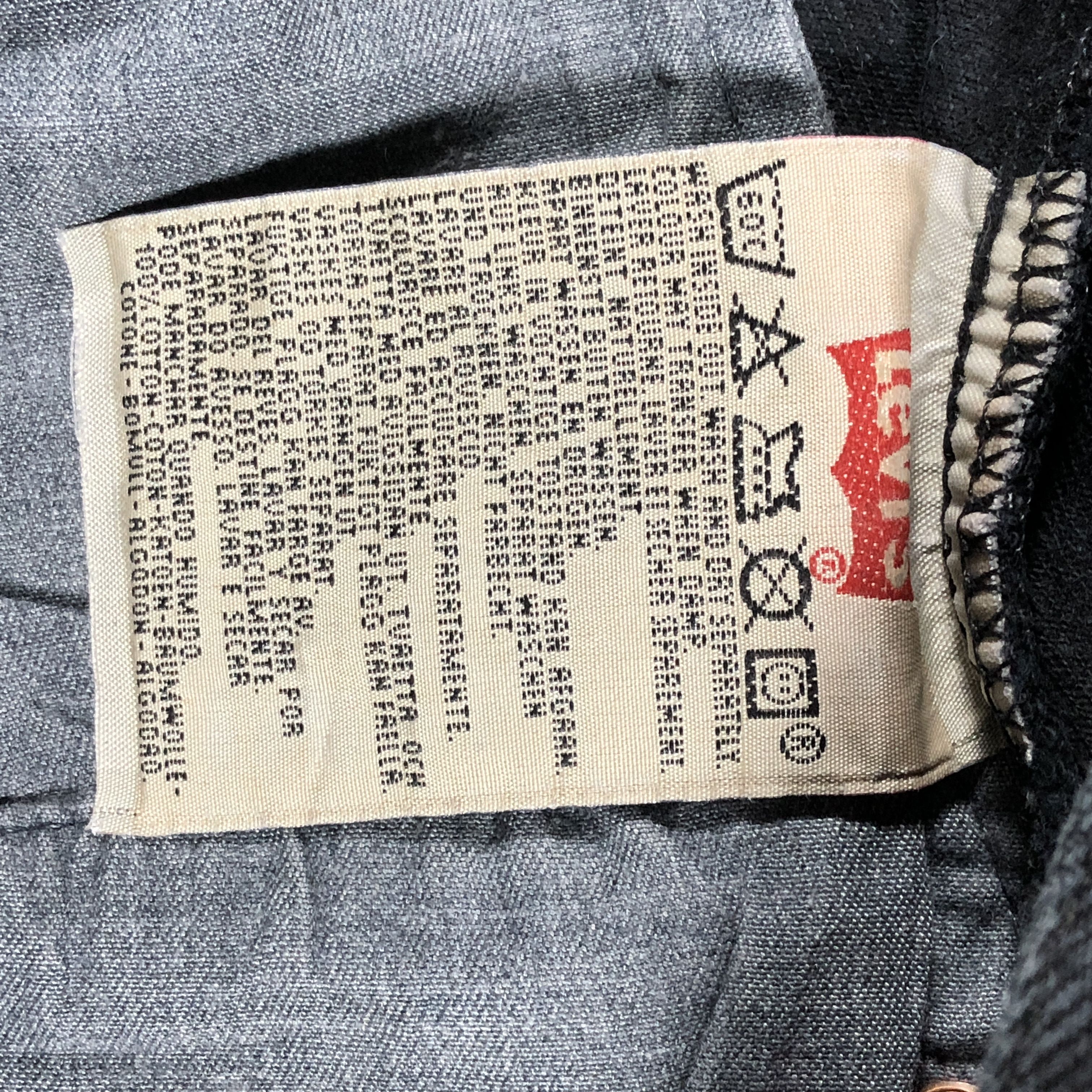 Levi's × Vintage Vintage Levis 501 Jeans Black Denim Pants Size US 30 / EU 46 - 11 Thumbnail