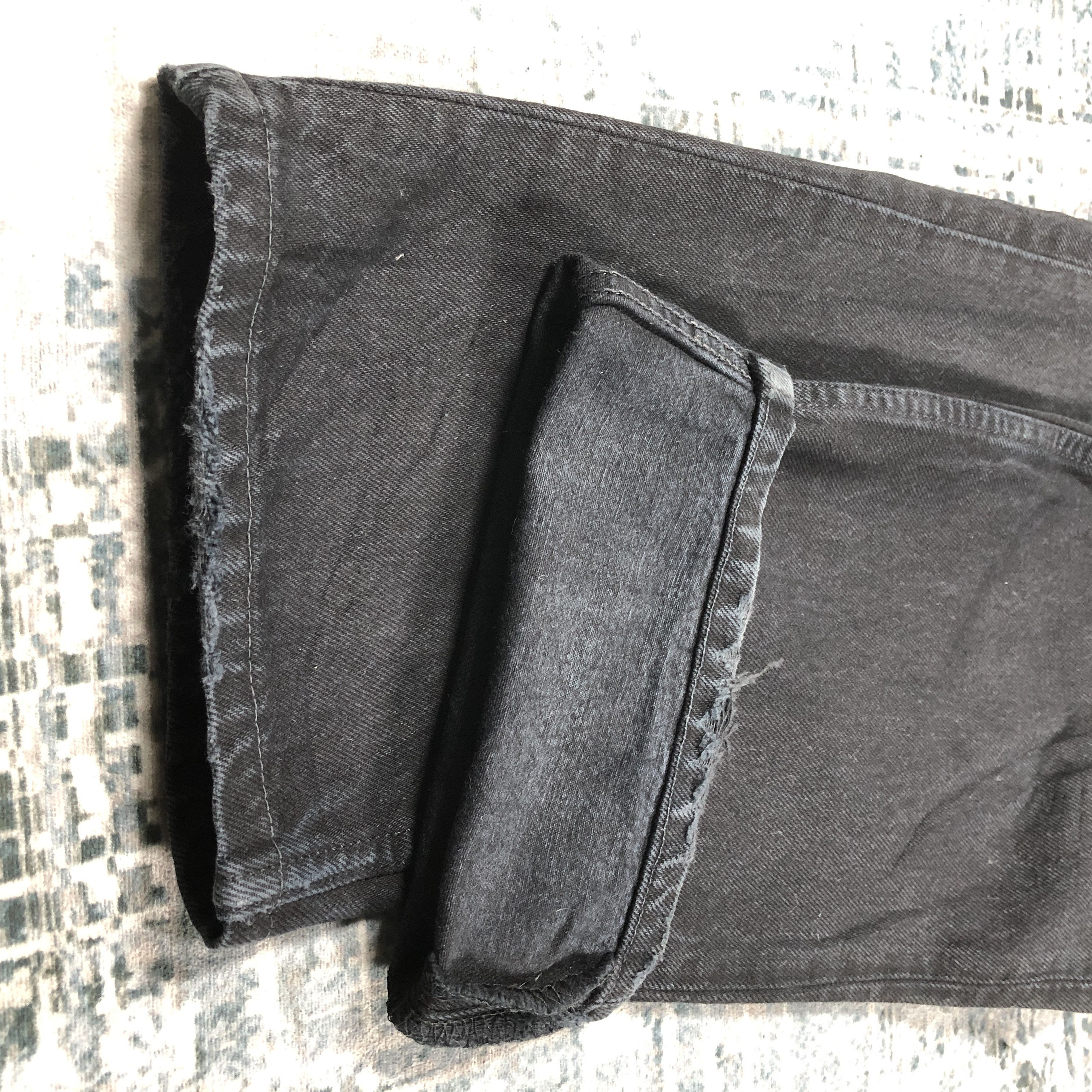 Levi's × Vintage Vintage Levis 501 Jeans Black Denim Pants Size US 30 / EU 46 - 7 Thumbnail