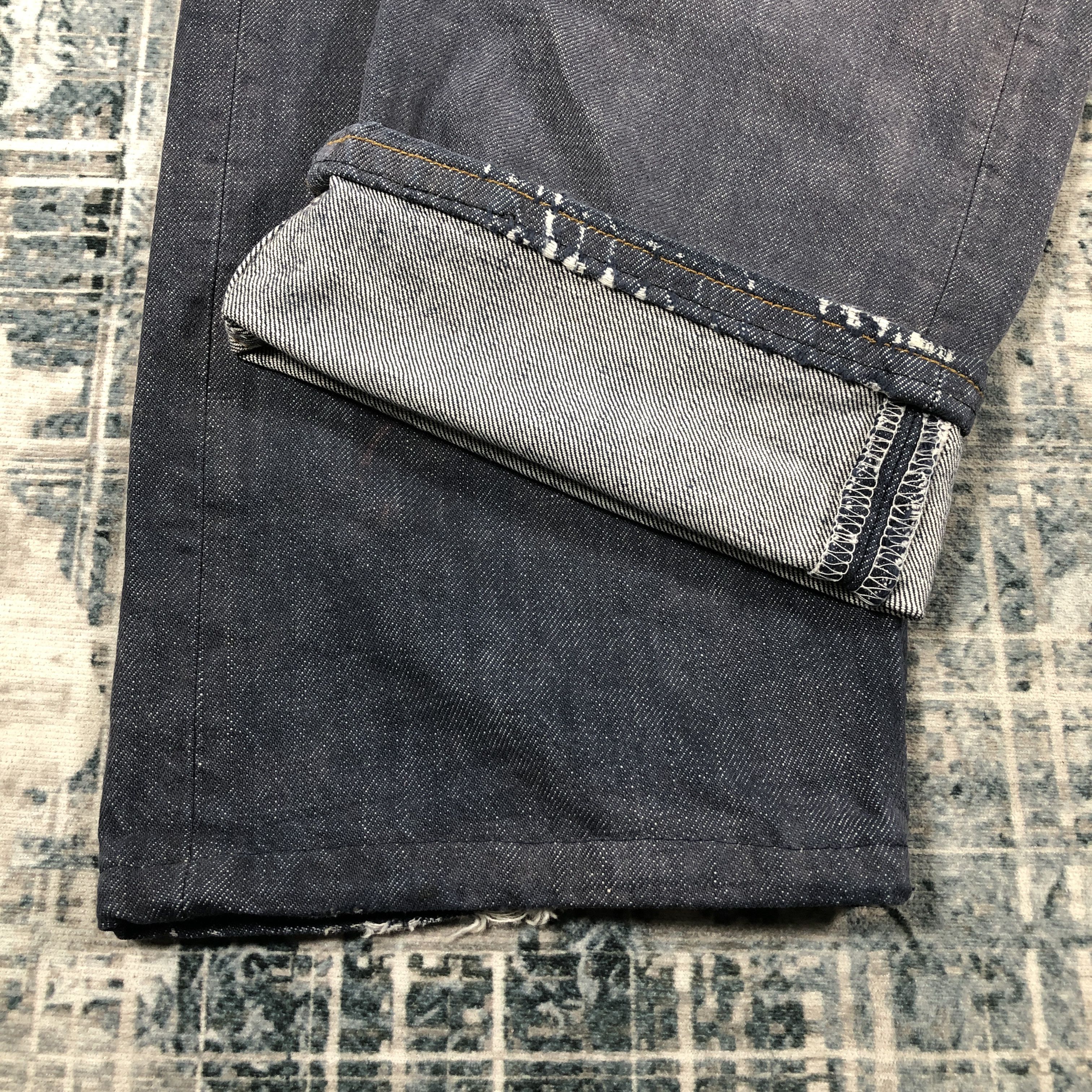 Levi's × Vintage Vintage Levis 501 Jeans Faded Black Size US 34 / EU 50 - 7 Thumbnail