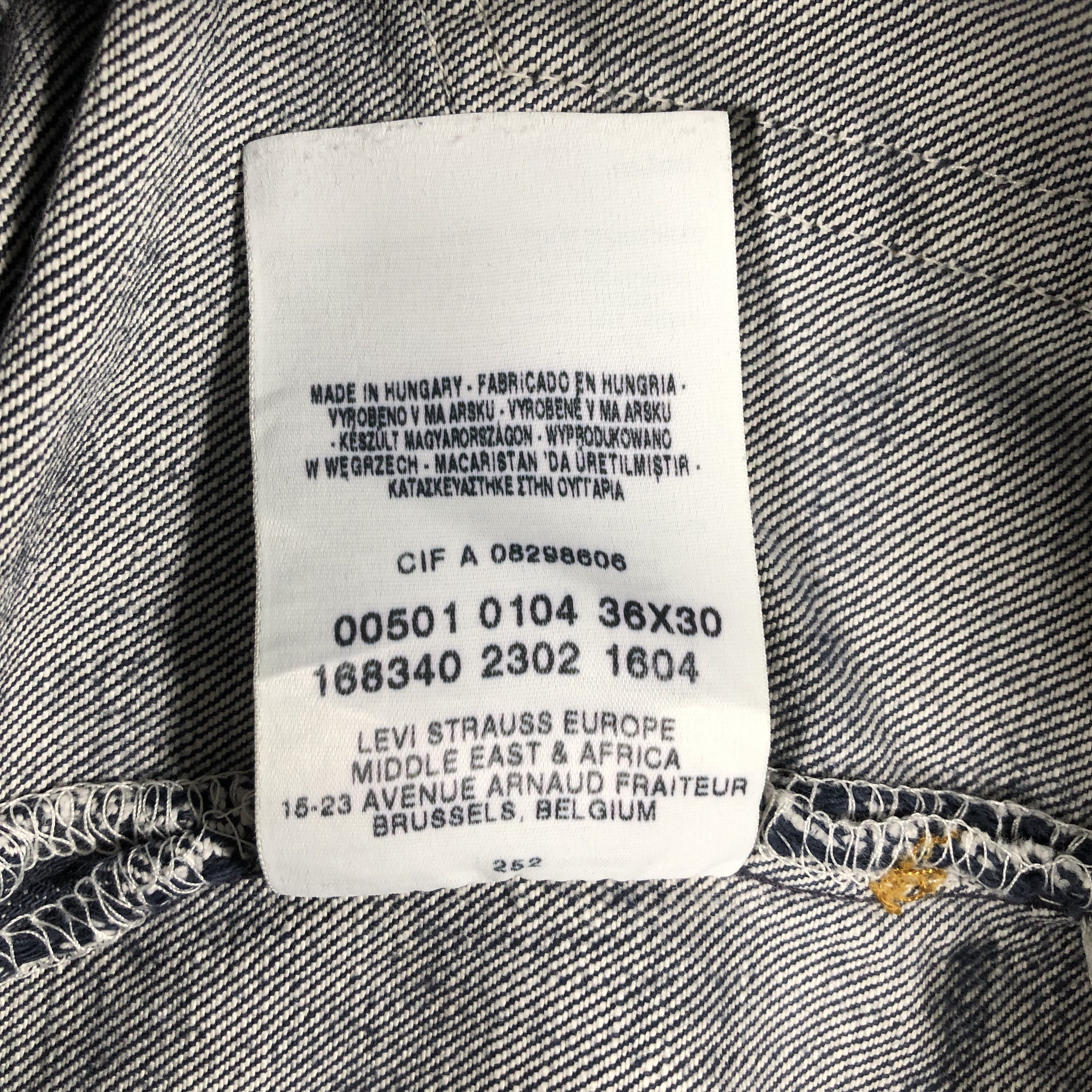 Levi's × Vintage Vintage Levis 501 Jeans Faded Black Size US 34 / EU 50 - 11 Thumbnail
