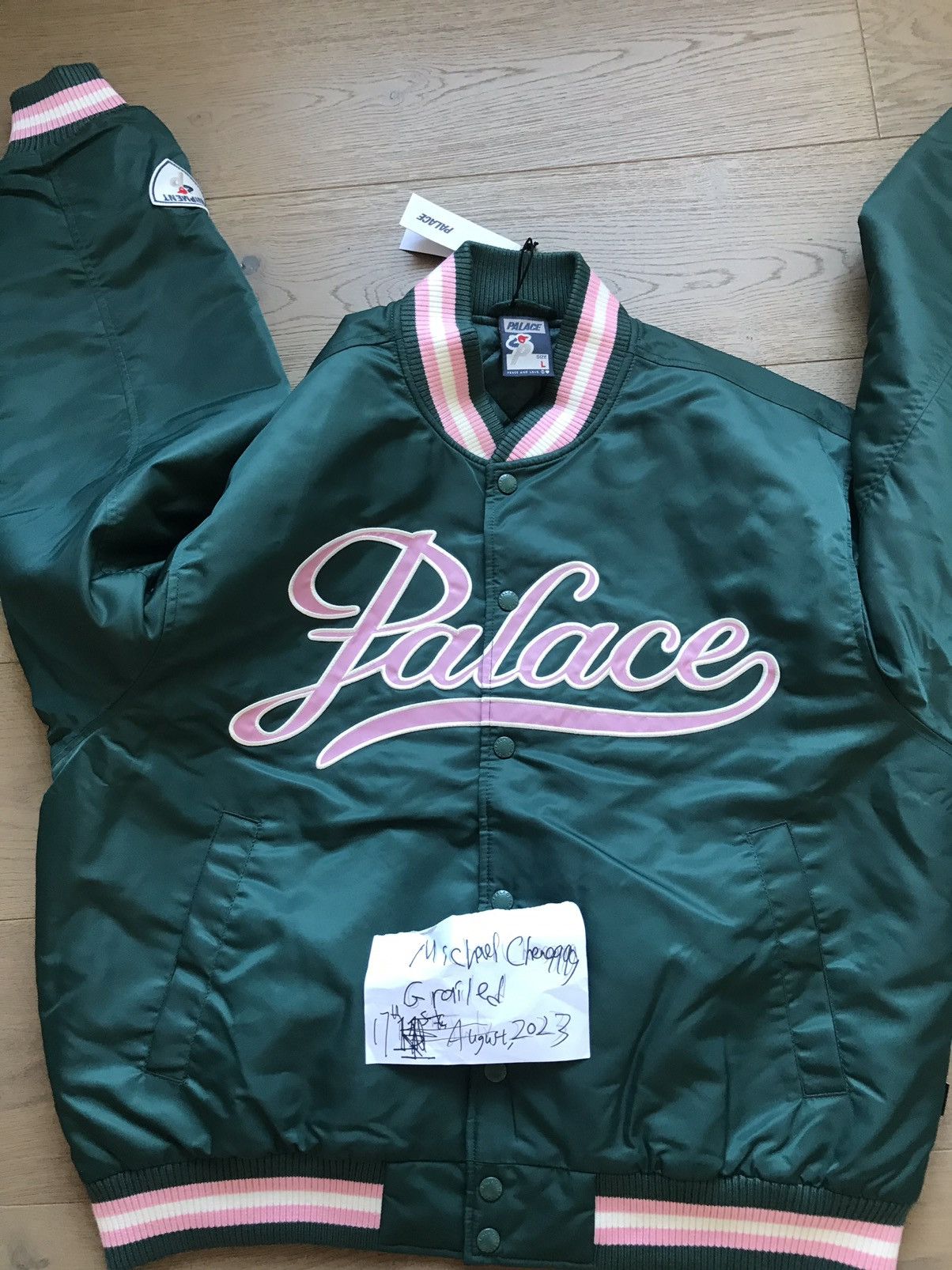 Palace Palace Satin the Arena Jacket Green | Grailed