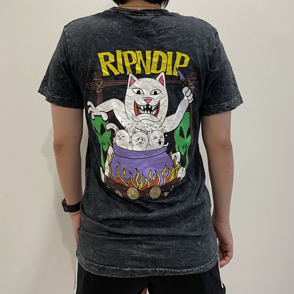 Other RIPNDIP Black Acid Wash Tee (DDP / No Import Fees) Size M / US 6-8 / IT 42-44 - 1 Thumbnail