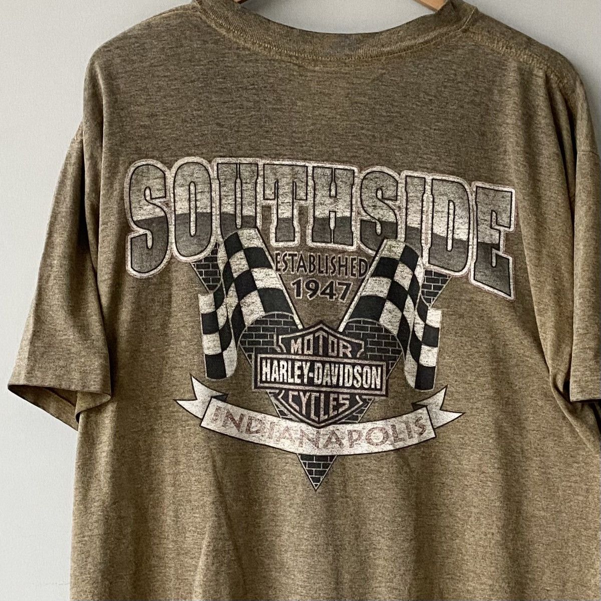 Vintage 90s Harley-Davidson Tee Indianapolis Dealer Shirt