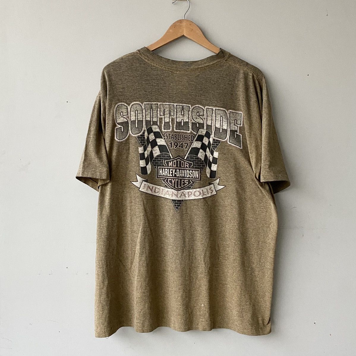 Vintage 90s Harley-Davidson Tee Indianapolis Dealer Shirt