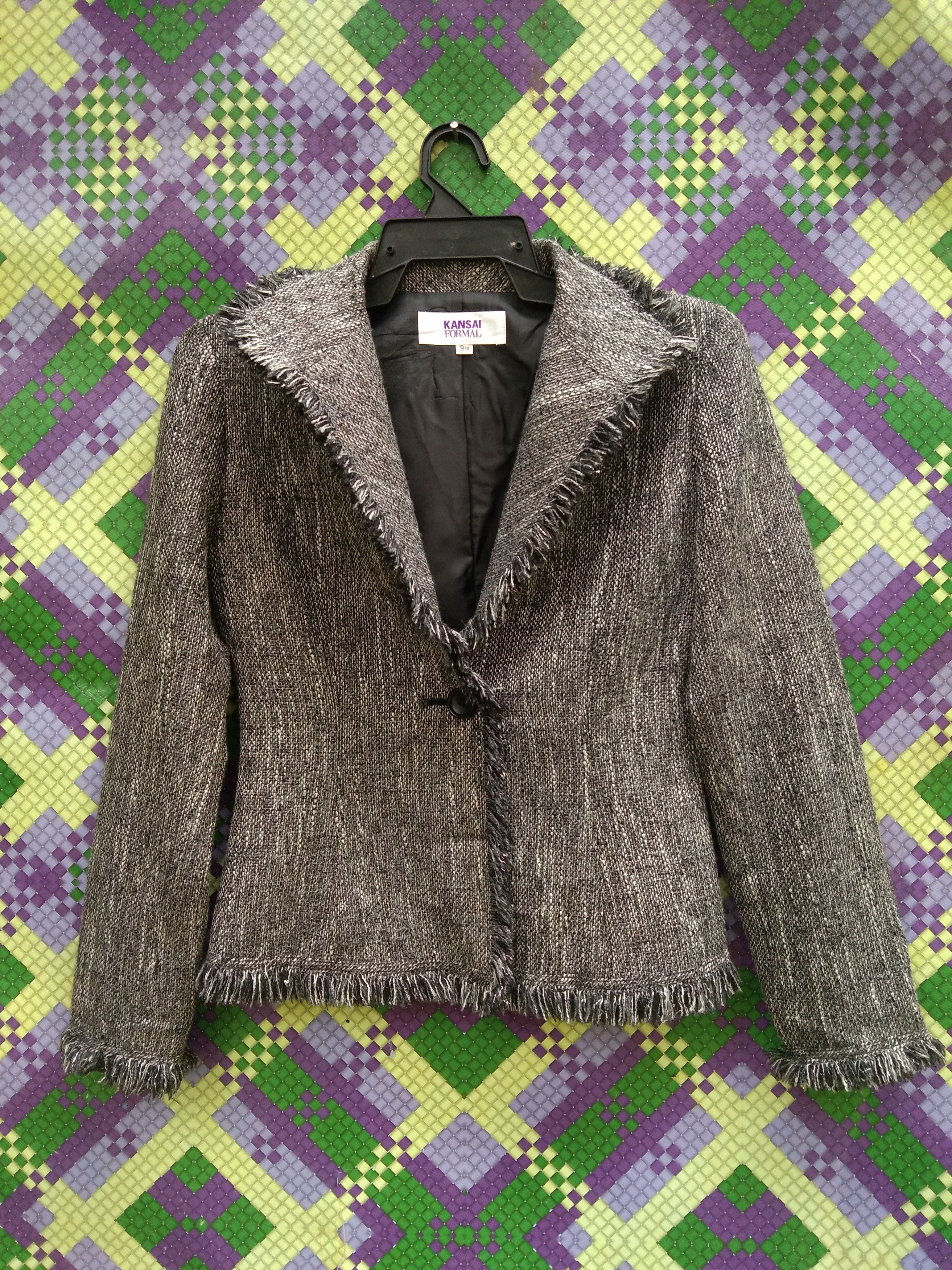 Designer × Kansai Yamamoto AW KANSAI YAMAMOTO WOMEN'S RARE JACKET Size XS / US 0-2 / IT 36-38 - 1 Thumbnail