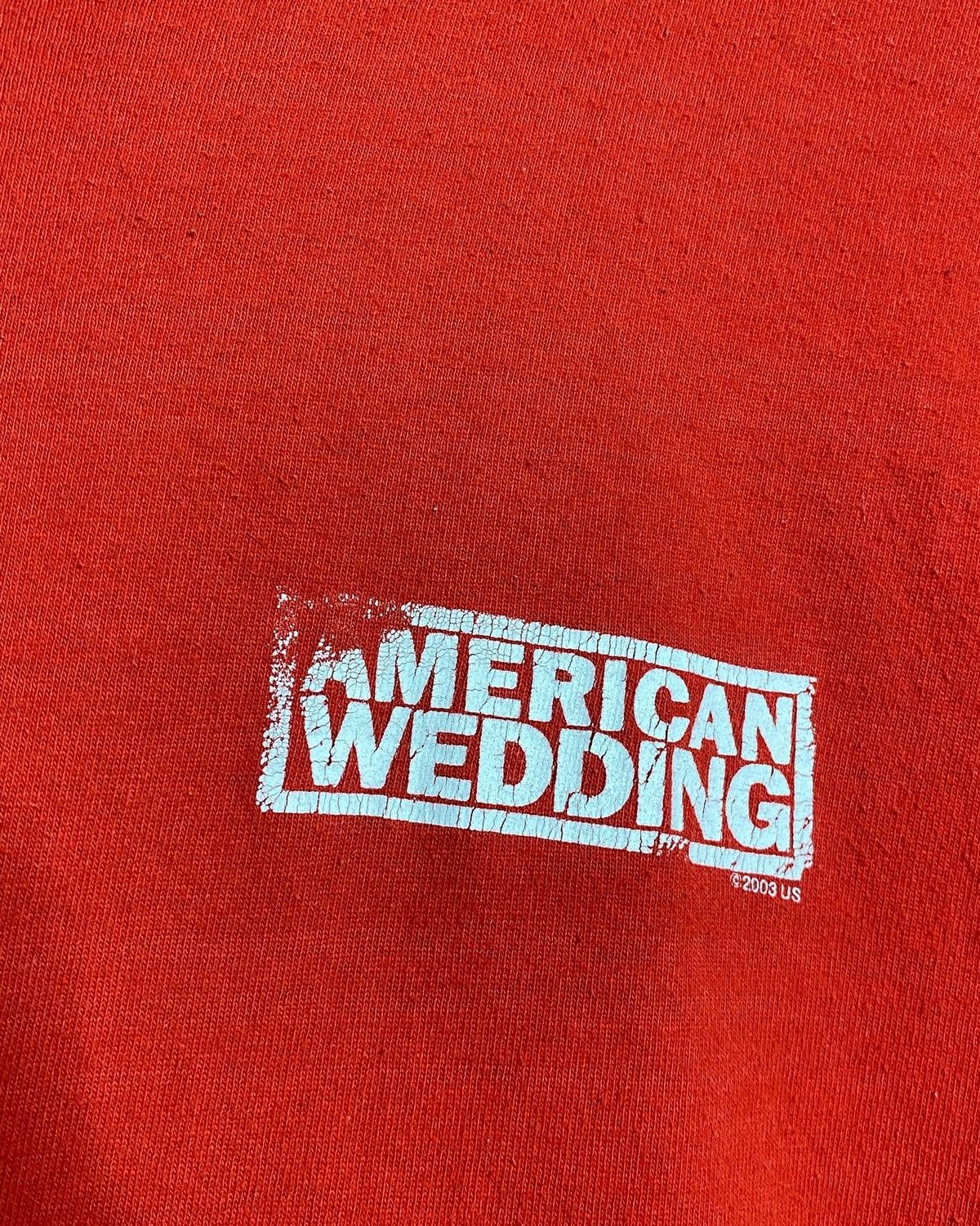 Vintage 🚨Vintage American Wedding American Pie 2003 Promo T-Shirt Size US L / EU 52-54 / 3 - 4 Thumbnail