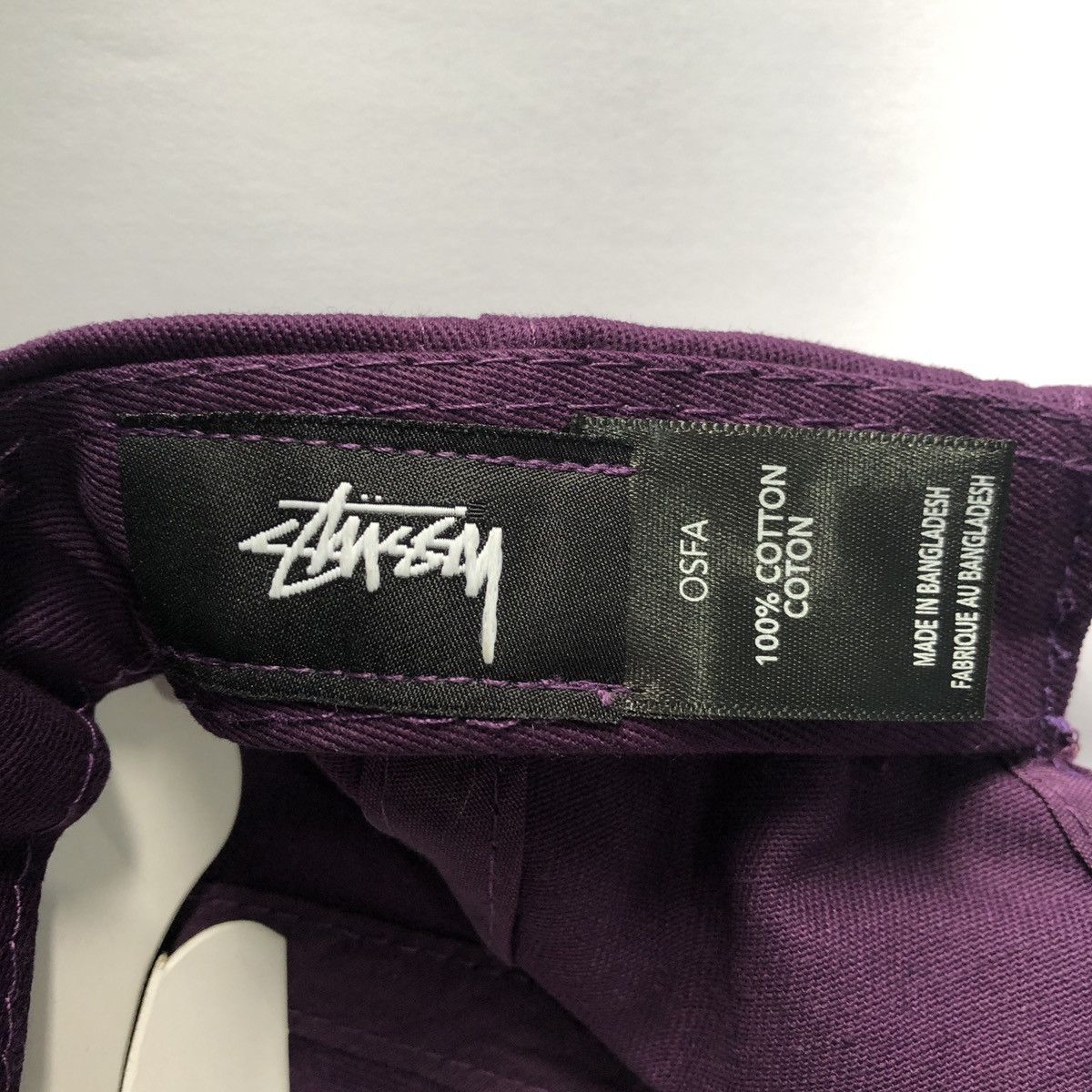 Stussy × Vintage Stussy Basic Logo Twill Cap Size ONE SIZE - 4 Thumbnail