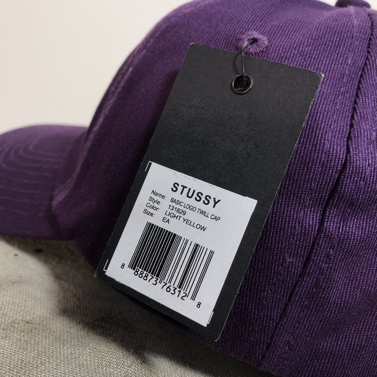 Stussy × Vintage Stussy Basic Logo Twill Cap Size ONE SIZE - 3 Thumbnail
