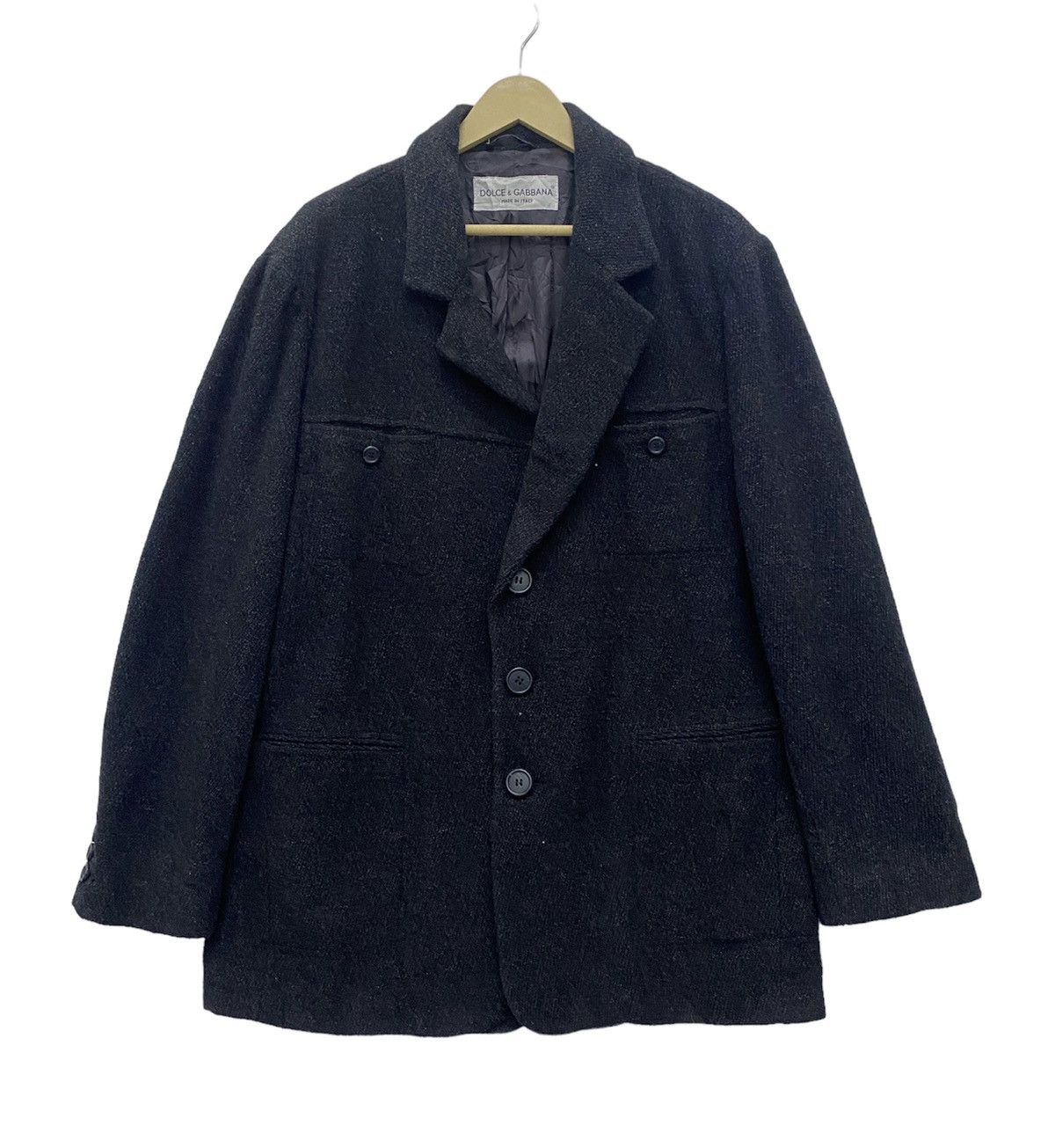 Dolce & Gabbana Vintage Dolce & Gabbana Long Jacket Wool Size US M / EU 48-50 / 2 - 1 Thumbnail