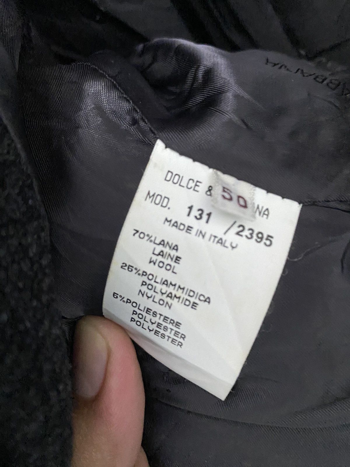 Dolce & Gabbana Vintage Dolce & Gabbana Long Jacket Wool Size US M / EU 48-50 / 2 - 13 Thumbnail