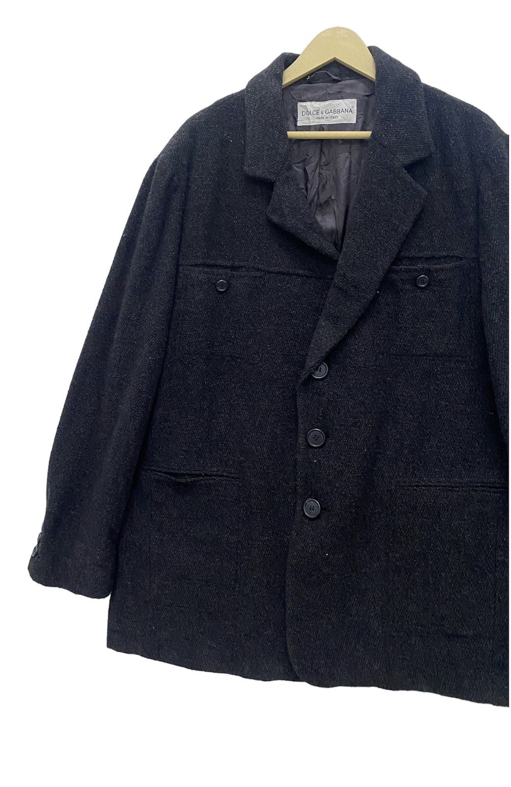 Dolce & Gabbana Vintage Dolce & Gabbana Long Jacket Wool Size US M / EU 48-50 / 2 - 4 Thumbnail
