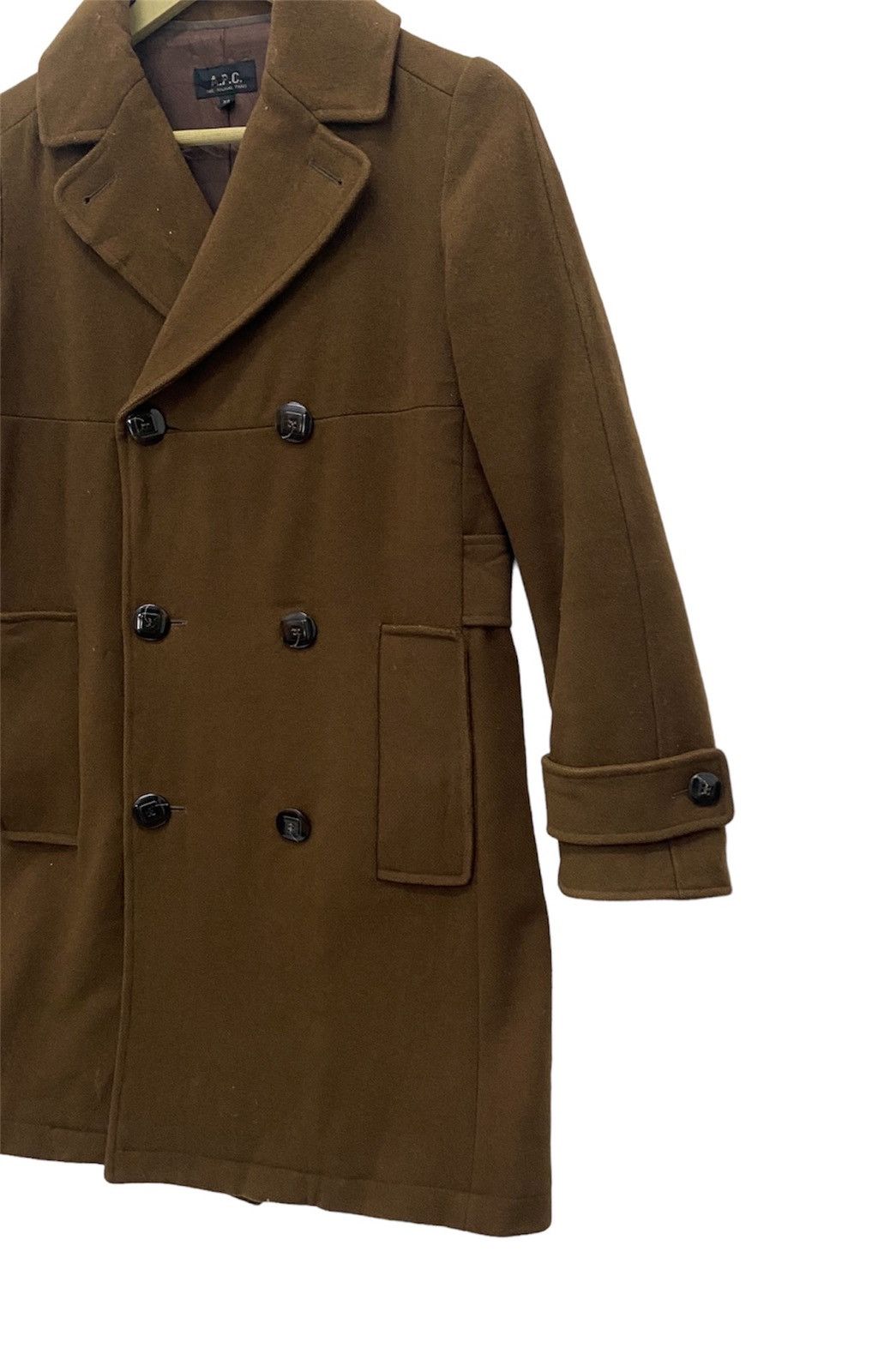 A.P.C. Vintage APC Trench Coat Wool Jacket Size US XS / EU 42 / 0 - 4 Thumbnail