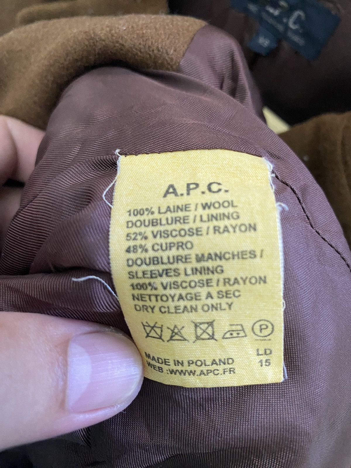 A.P.C. Vintage APC Trench Coat Wool Jacket Size US XS / EU 42 / 0 - 11 Thumbnail