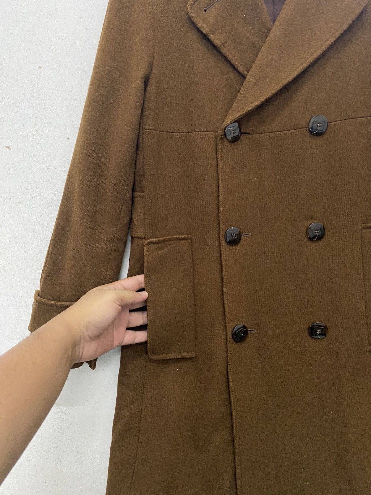 A.P.C. Vintage APC Trench Coat Wool Jacket Size US XS / EU 42 / 0 - 7 Thumbnail