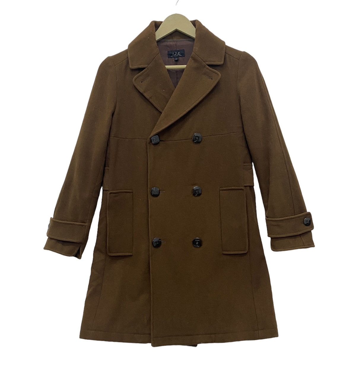 A.P.C. Vintage APC Trench Coat Wool Jacket Size US XS / EU 42 / 0 - 1 Thumbnail
