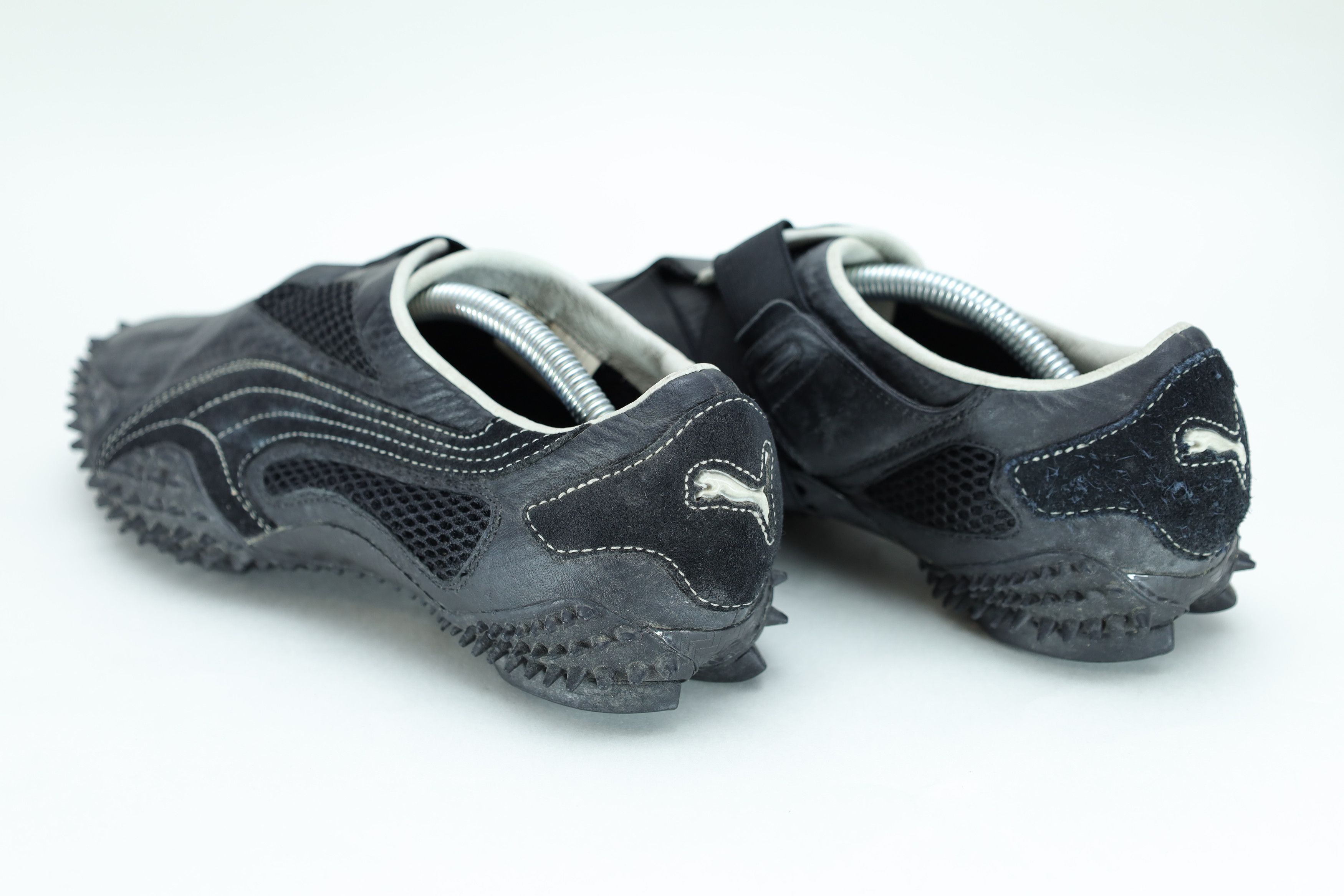 Puma Rare Vintage Puma Mostro Black Leather Bubble Sole Trainers Size US 7.5 / EU 40-41 - 5 Thumbnail