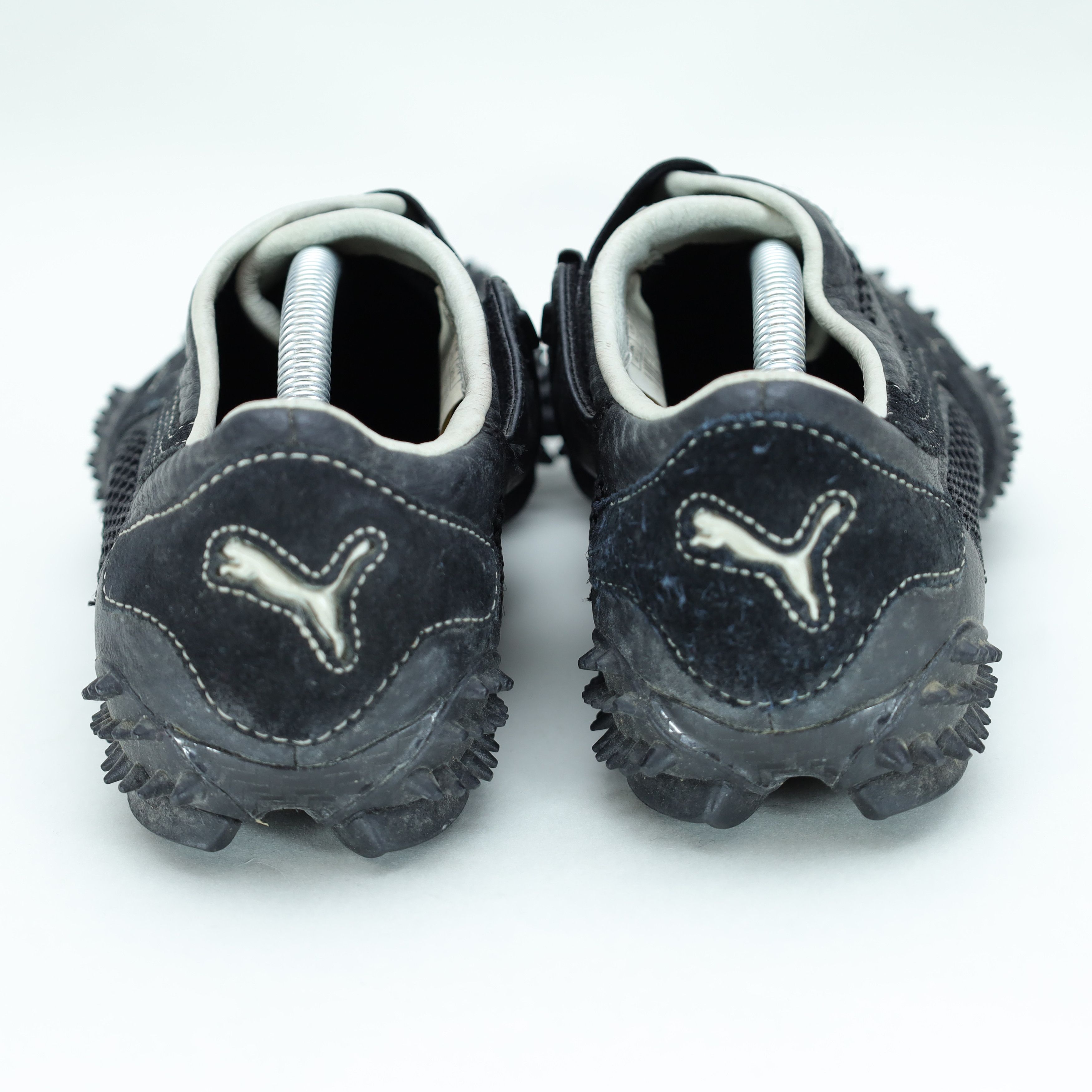 Puma Rare Vintage Puma Mostro Black Leather Bubble Sole Trainers Size US 7.5 / EU 40-41 - 4 Thumbnail
