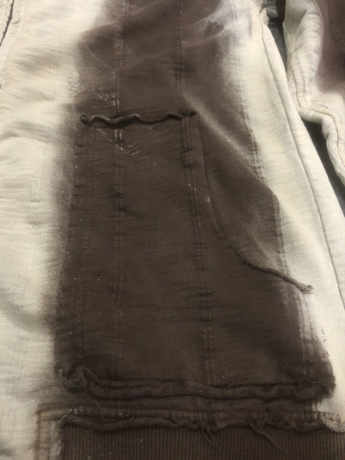 Japanese Brand Patina Two Tone Distressed Art Zip Up Hoodie Size US L / EU 52-54 / 3 - 8 Thumbnail