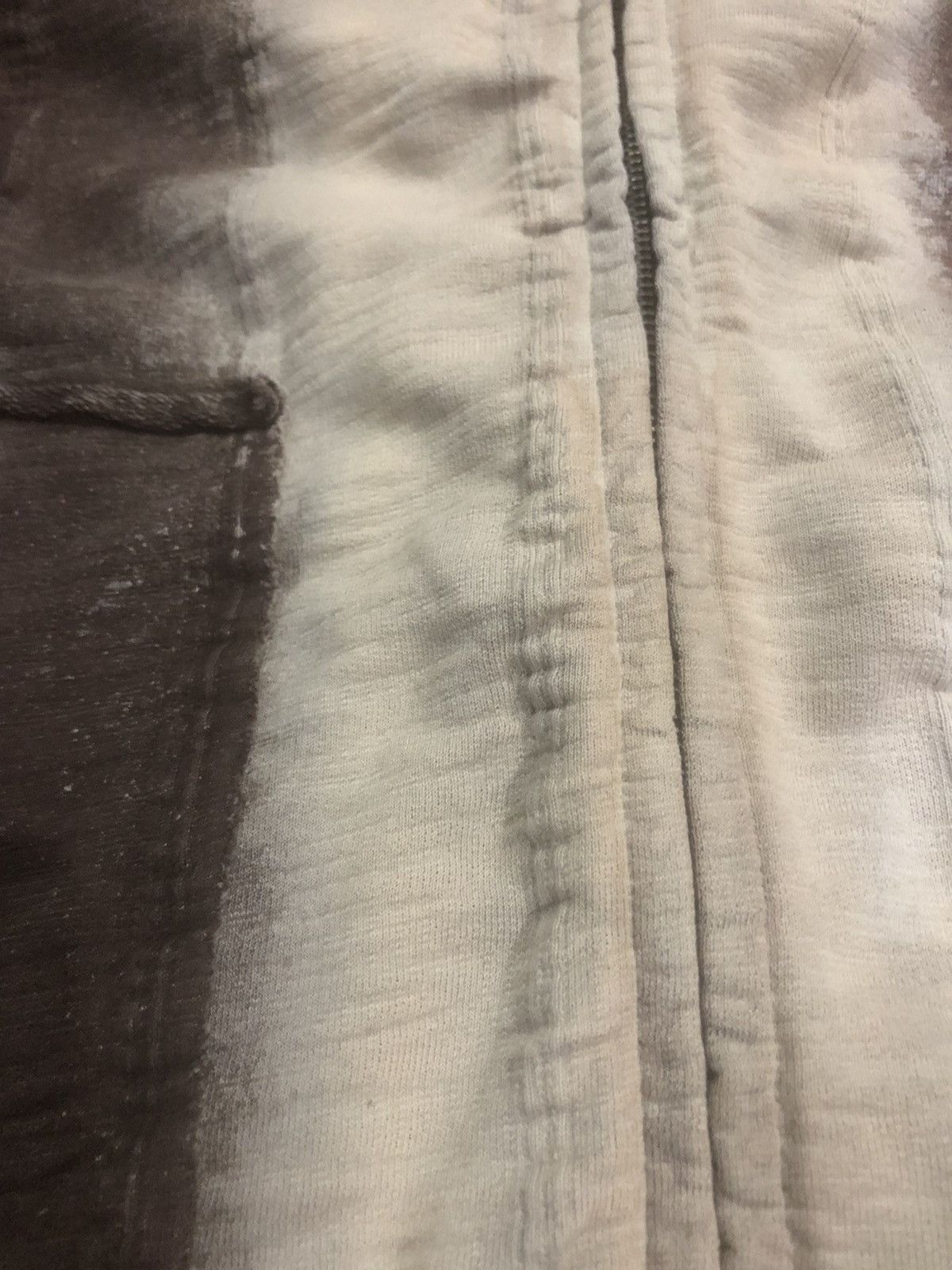 Japanese Brand Patina Two Tone Distressed Art Zip Up Hoodie Size US L / EU 52-54 / 3 - 11 Thumbnail