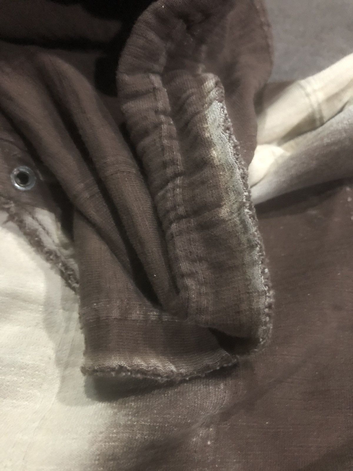 Japanese Brand Patina Two Tone Distressed Art Zip Up Hoodie Size US L / EU 52-54 / 3 - 9 Thumbnail