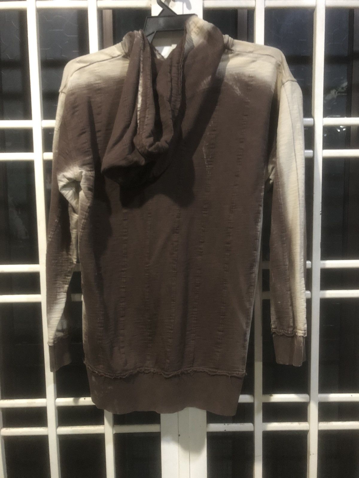 Japanese Brand Patina Two Tone Distressed Art Zip Up Hoodie Size US L / EU 52-54 / 3 - 2 Thumbnail