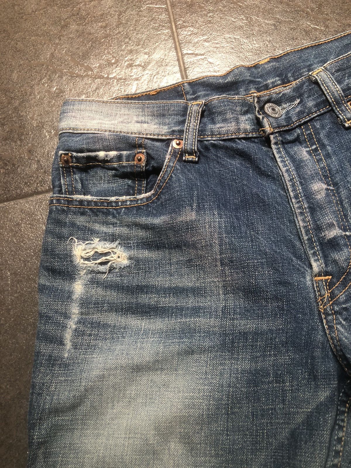 Levi's 🔥🔥🔥Y2K Levis W501 Distressed Reworked Denim Size 30" / US 8 / IT 44 - 8 Thumbnail
