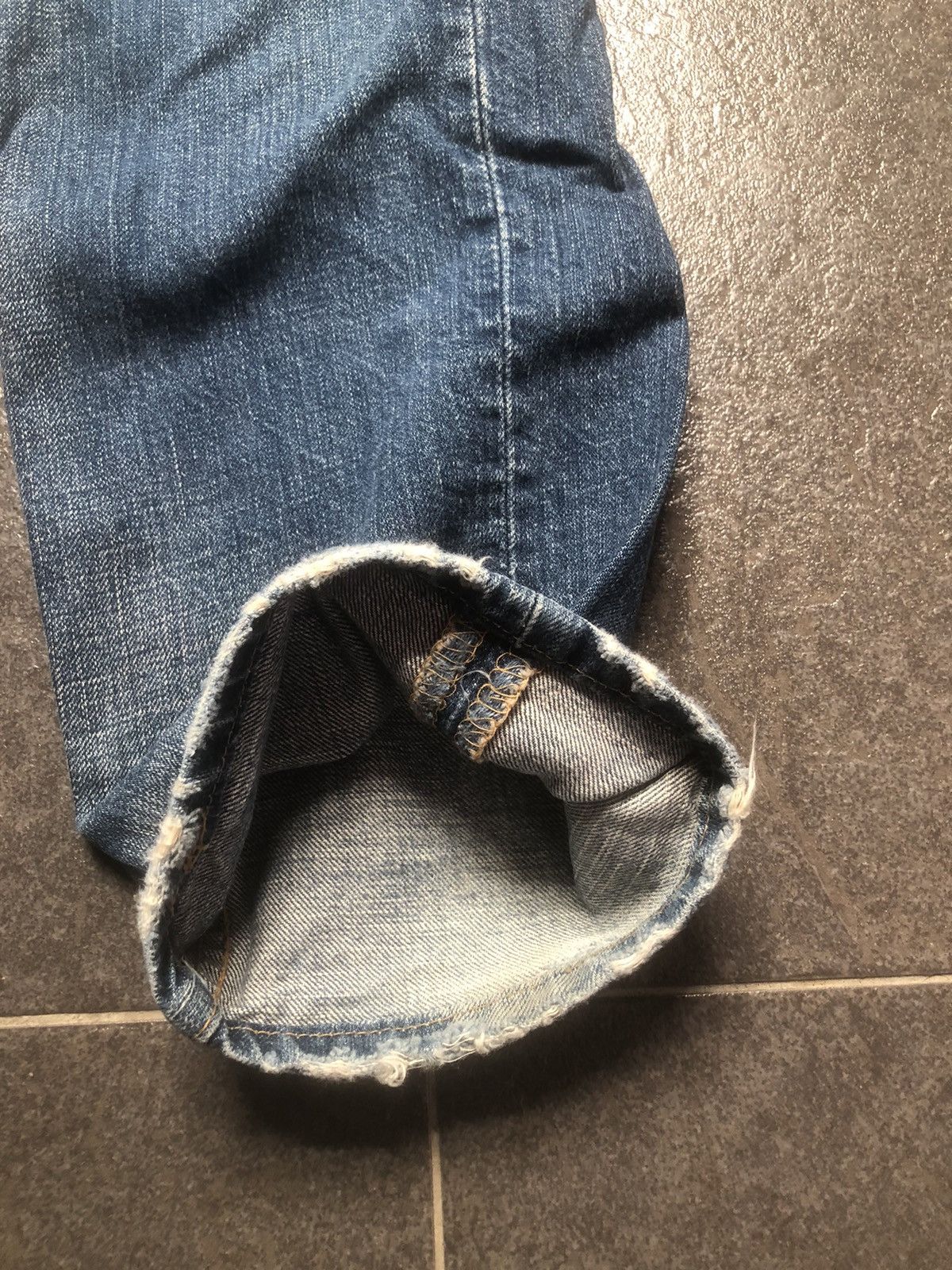 Levi's 🔥🔥🔥Y2K Levis W501 Distressed Reworked Denim Size 30" / US 8 / IT 44 - 5 Thumbnail