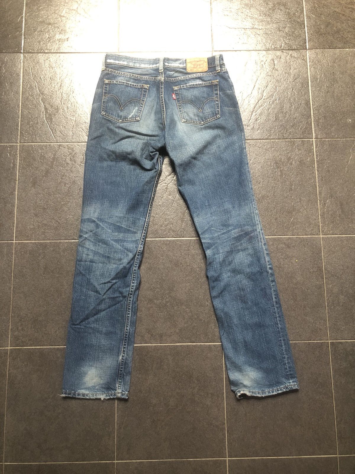 Levi's 🔥🔥🔥Y2K Levis W501 Distressed Reworked Denim Size 30" / US 8 / IT 44 - 2 Thumbnail