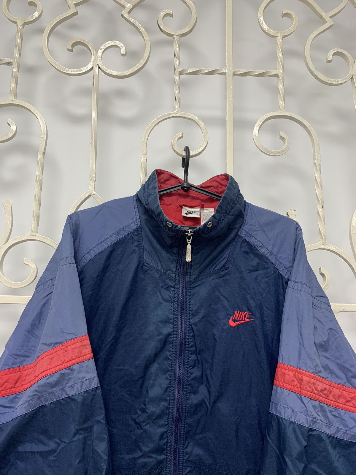 Nike × Vintage Vintage Nike Big Logo Jacket Size US L / EU 52-54 / 3 - 11 Thumbnail