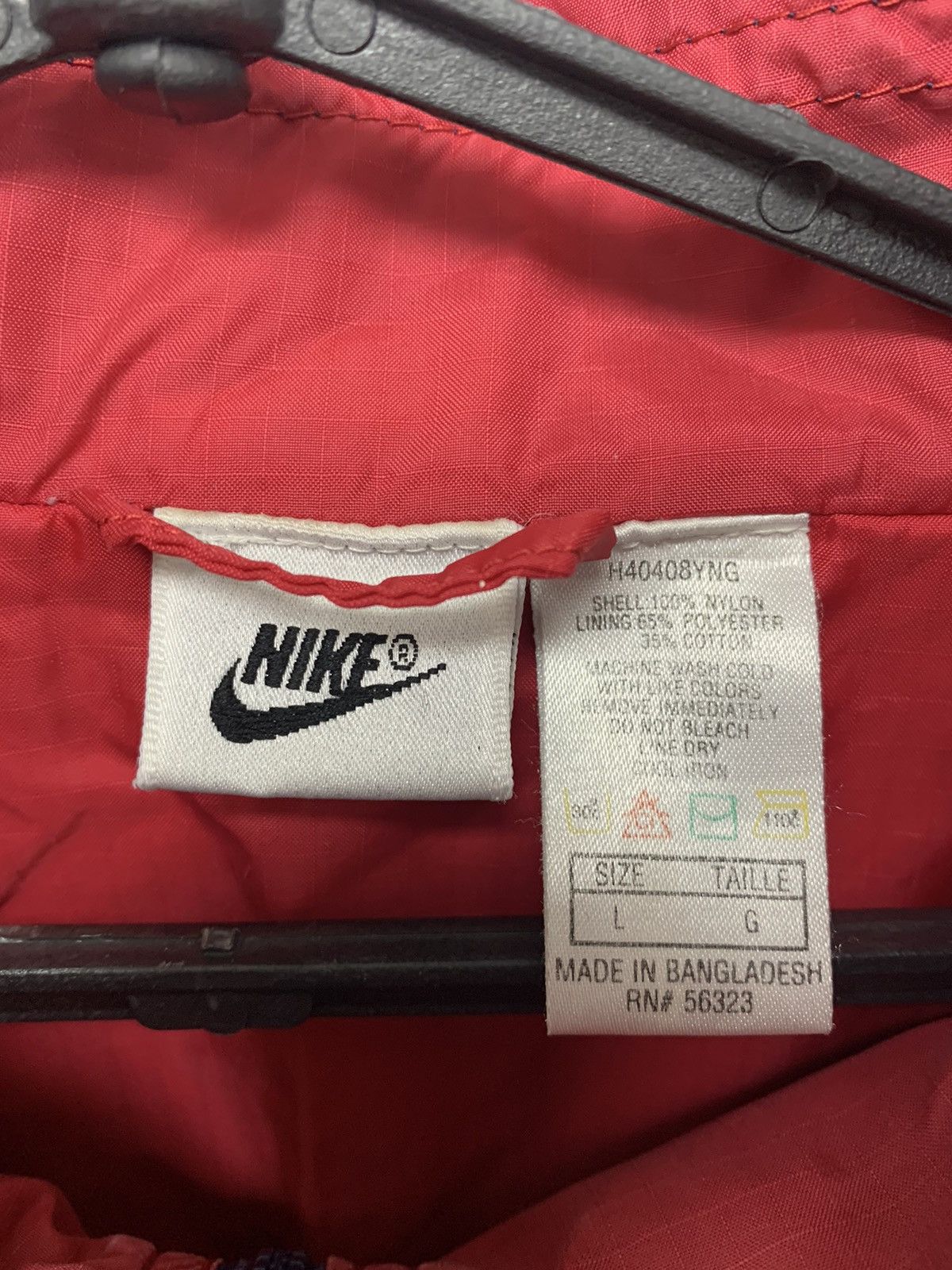 Nike × Vintage Vintage Nike Big Logo Jacket Size US L / EU 52-54 / 3 - 18 Thumbnail