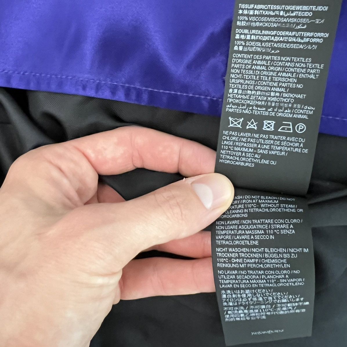 Saint Laurent Paris Saint Laurent Satin Overcoat Size US M / EU 48-50 / 2 - 9 Thumbnail