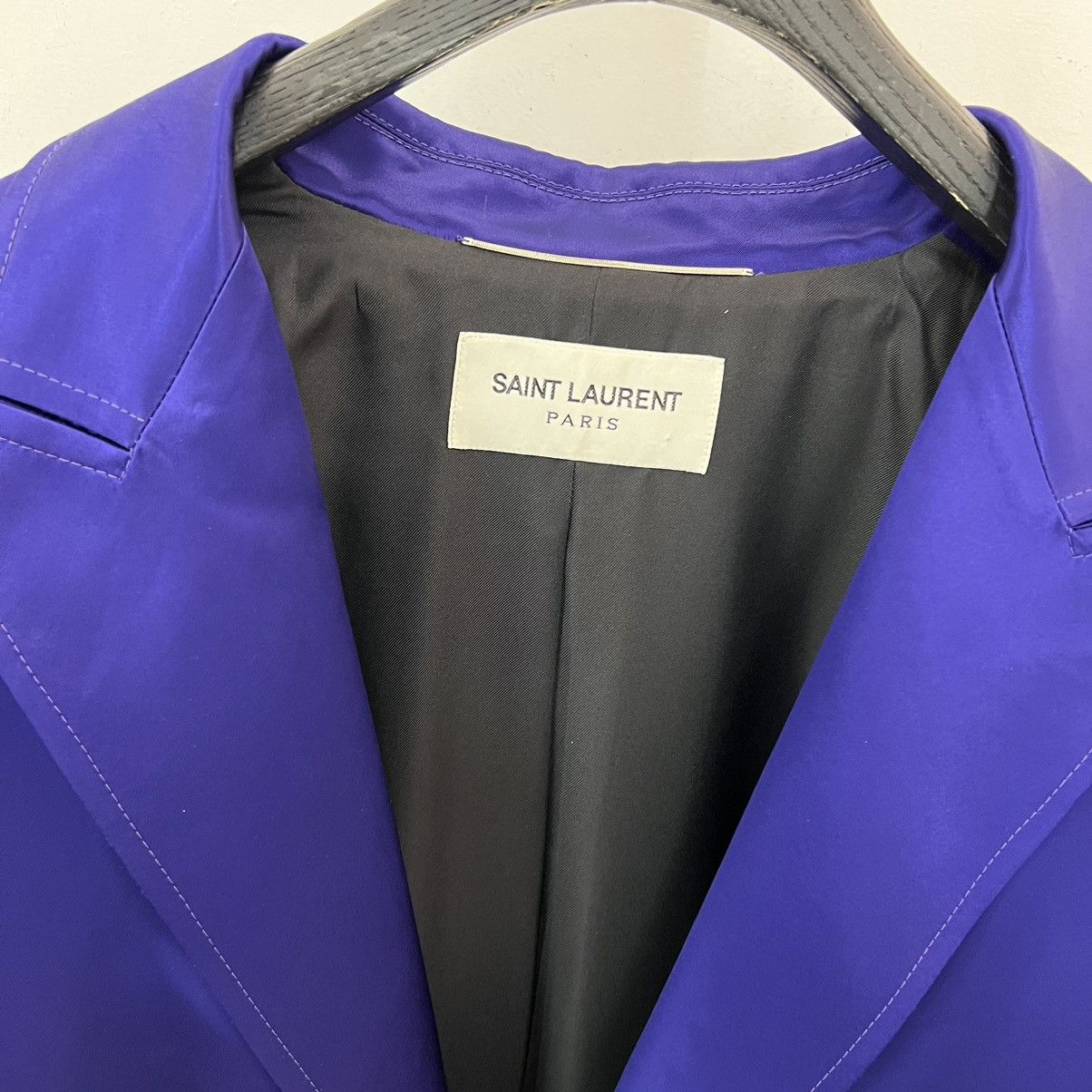 Saint Laurent Paris Saint Laurent Satin Overcoat Size US M / EU 48-50 / 2 - 7 Thumbnail