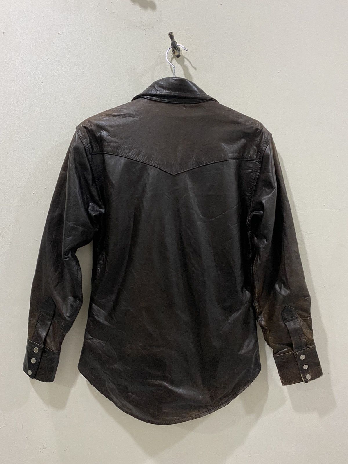 Japanese Brand 🔥Vintage🔥 BBH Leather Shirts Size US M / EU 48-50 / 2 - 7 Thumbnail