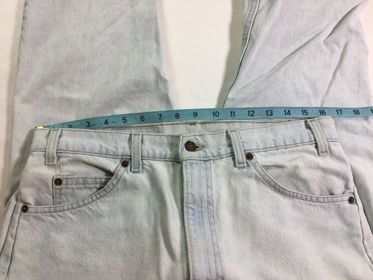 Levi's × Levi's Vintage Clothing × Vintage Vintage 80s Levis 505 Light Wash Distressed Orange Tab Jeans Size US 33 - 10 Thumbnail