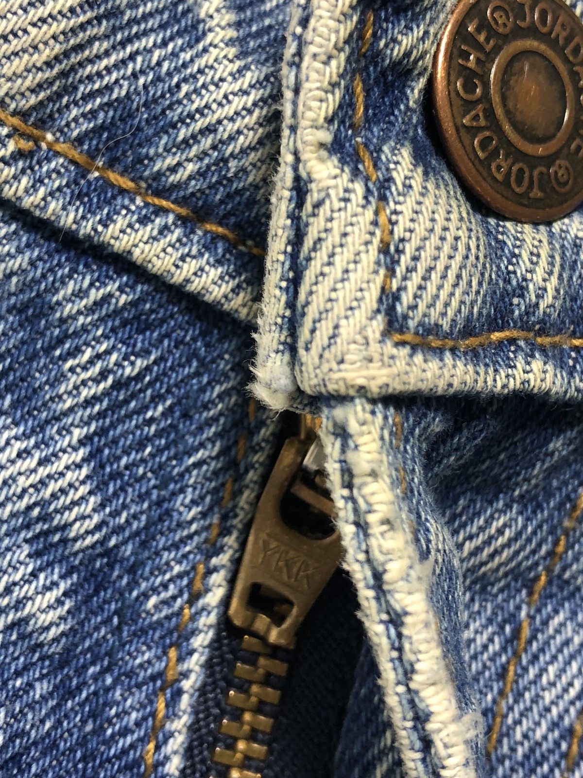 Jordache × Vintage Vintage Jordache Bell Bottom Flared Bootcut Jeans 30.5x30.5 Size 31" - 4 Thumbnail