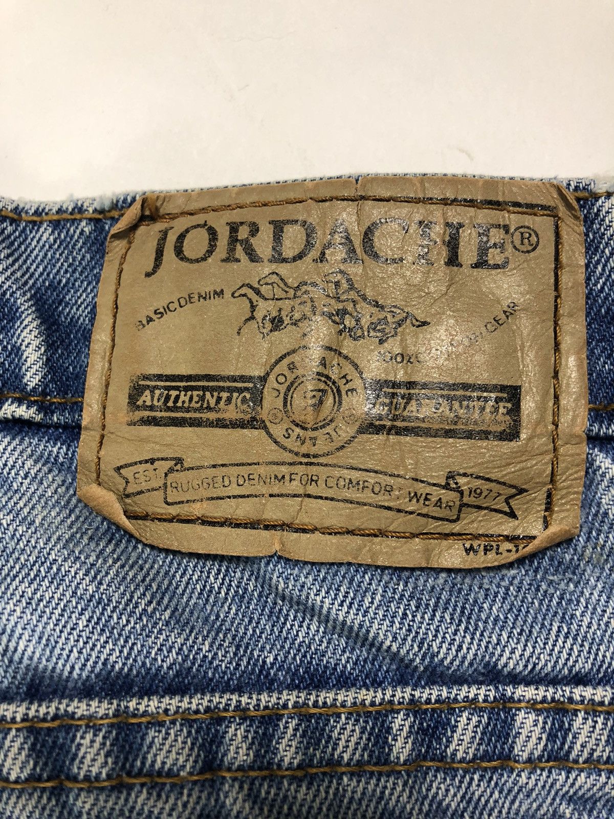 Jordache × Vintage Vintage Jordache Bell Bottom Flared Bootcut Jeans 30.5x30.5 Size 31" - 7 Thumbnail