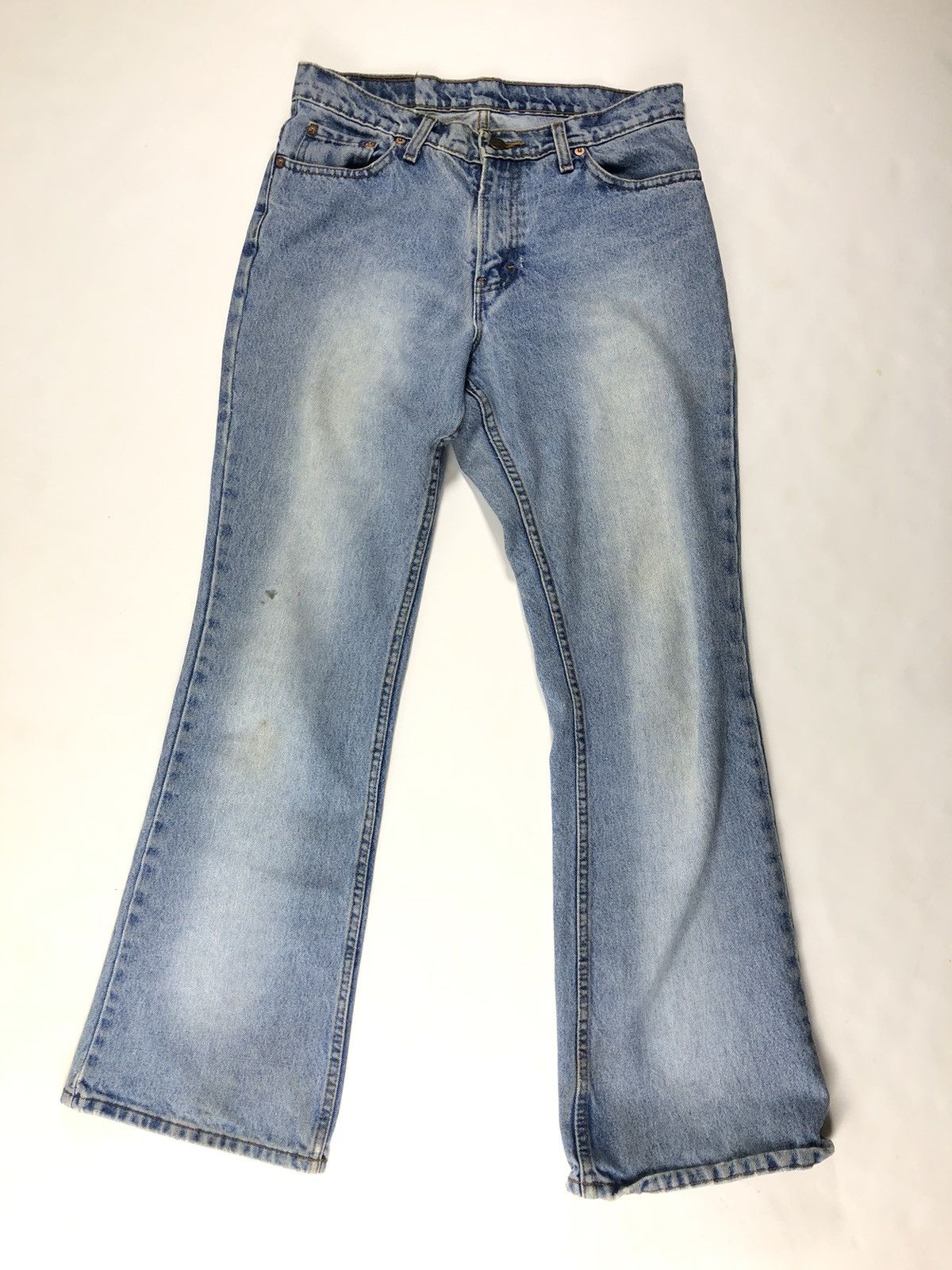 Jordache × Vintage Vintage Jordache Bell Bottom Flared Bootcut Jeans 30.5x30.5 Size 31" - 12 Thumbnail