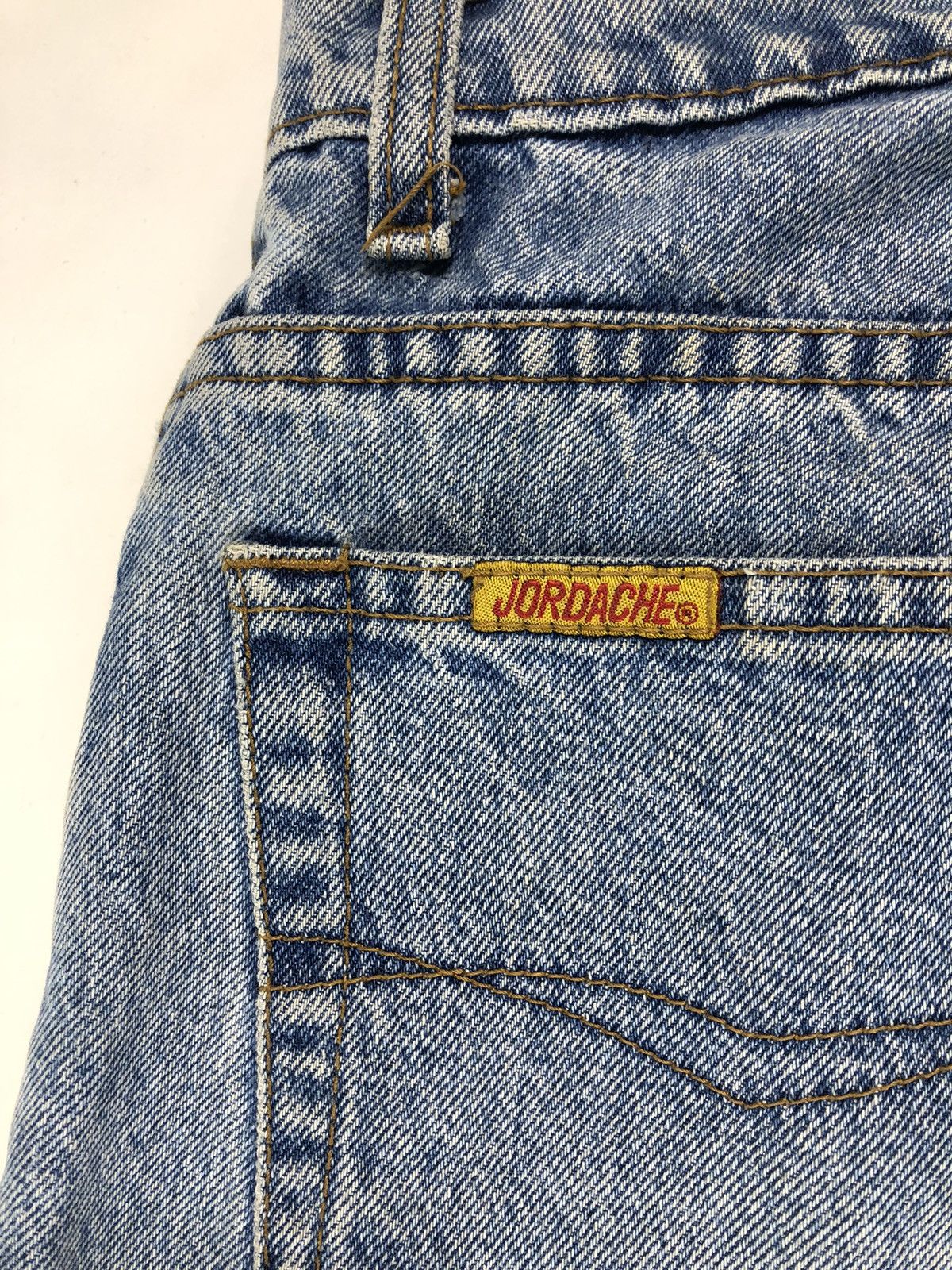 Jordache × Vintage Vintage Jordache Bell Bottom Flared Bootcut Jeans 30.5x30.5 Size 31" - 8 Thumbnail