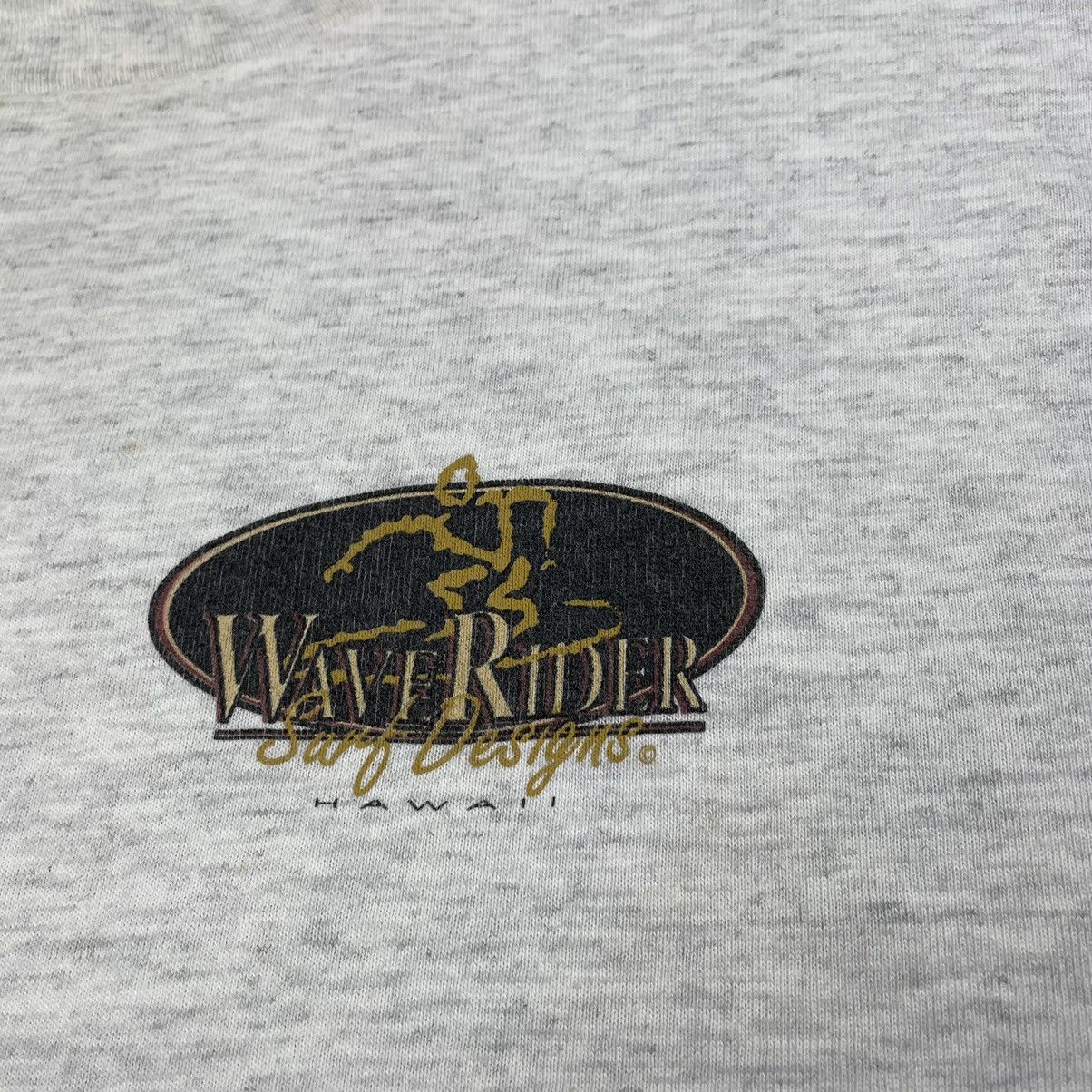 Tultex × Vintage Vintage Tultex Wave Rider Surf Design Hawaii T-shirt Size US XL / EU 56 / 4 - 10 Thumbnail