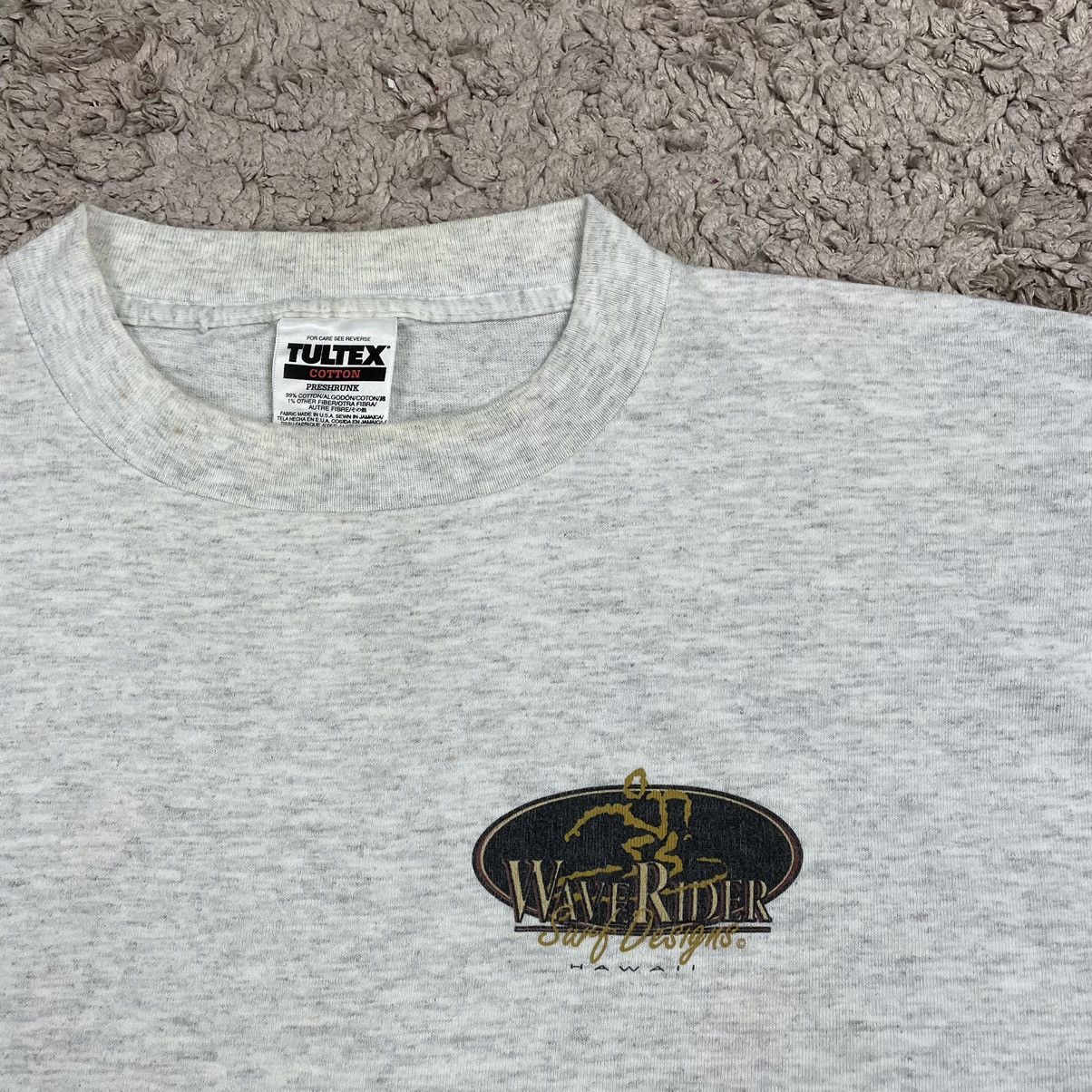 Tultex × Vintage Vintage Tultex Wave Rider Surf Design Hawaii T-shirt Size US XL / EU 56 / 4 - 9 Thumbnail