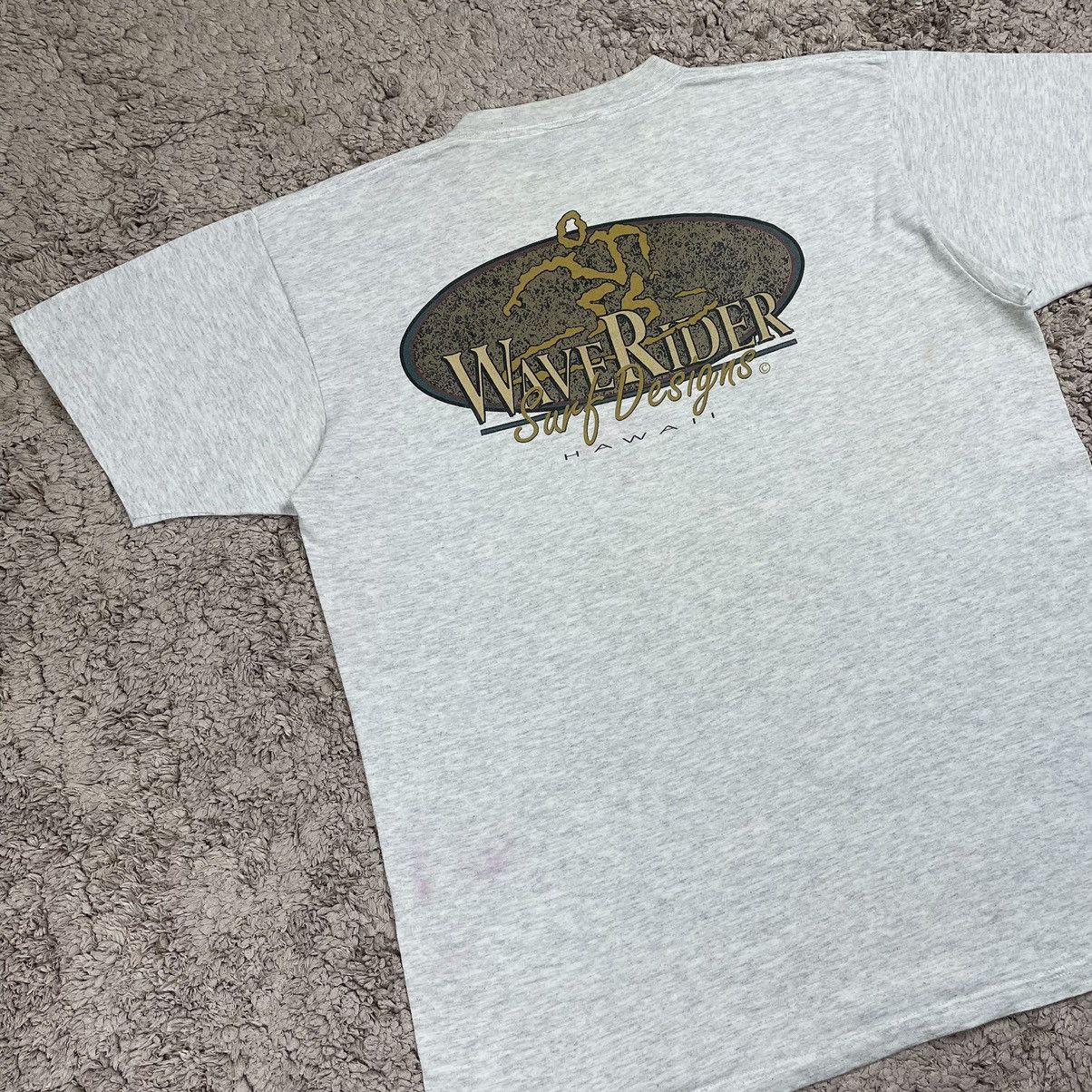 Tultex × Vintage Vintage Tultex Wave Rider Surf Design Hawaii T-shirt Size US XL / EU 56 / 4 - 3 Thumbnail