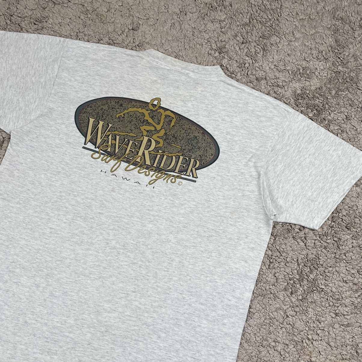 Tultex × Vintage Vintage Tultex Wave Rider Surf Design Hawaii T-shirt Size US XL / EU 56 / 4 - 4 Thumbnail